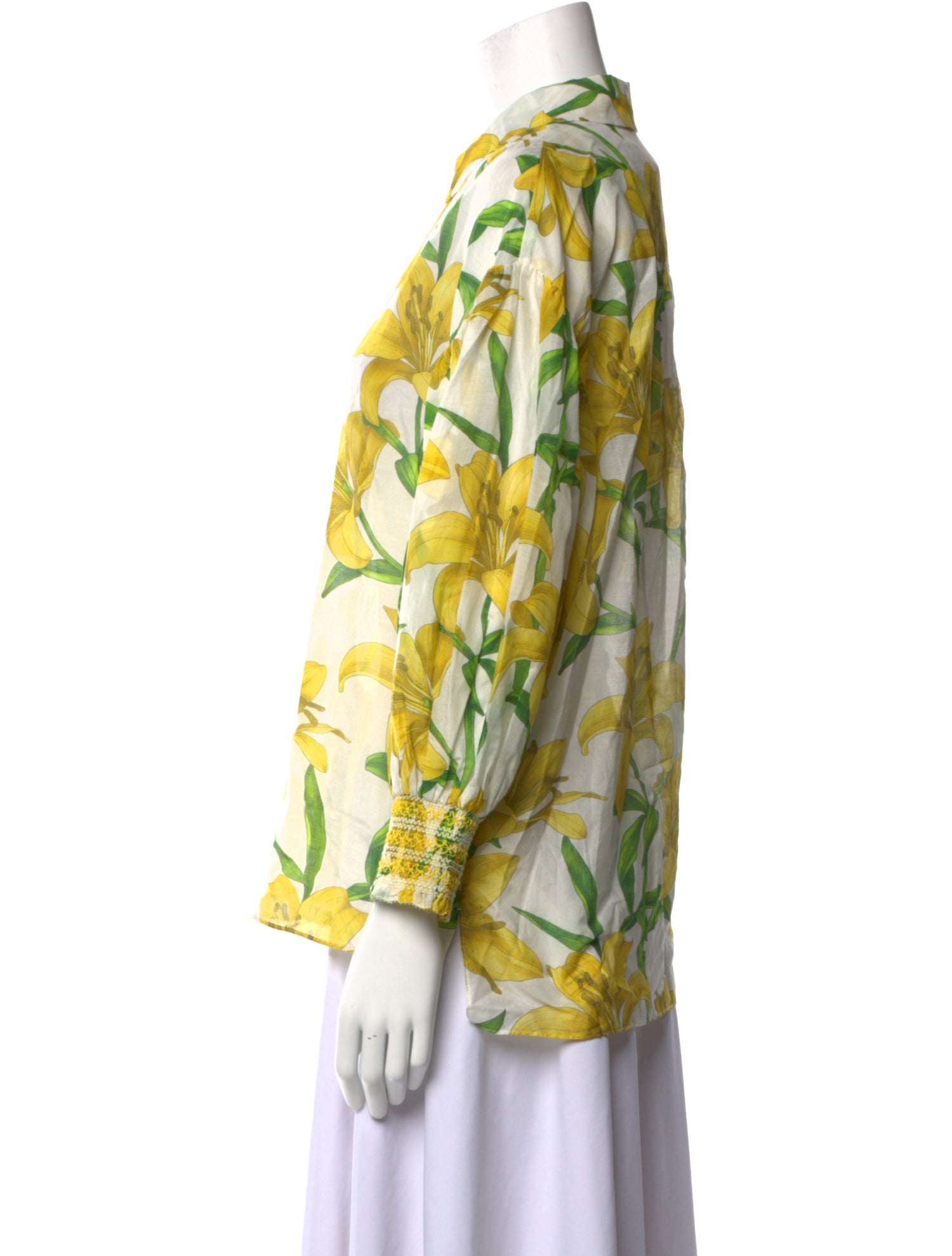 Alice + Olivia Printed V-Neck Blouse w/ Tags