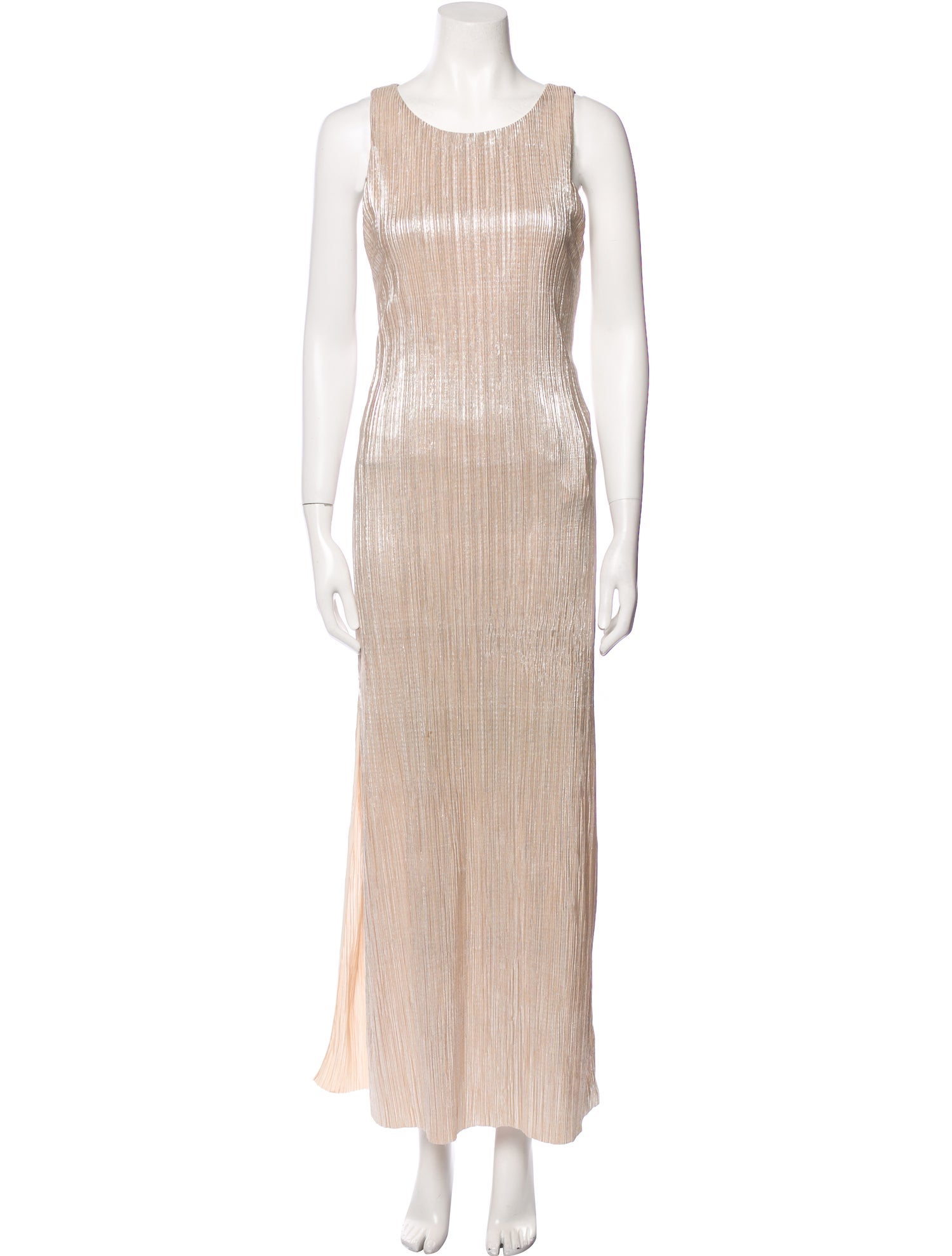 Alice + Olivia Scoop Neck Long Dress