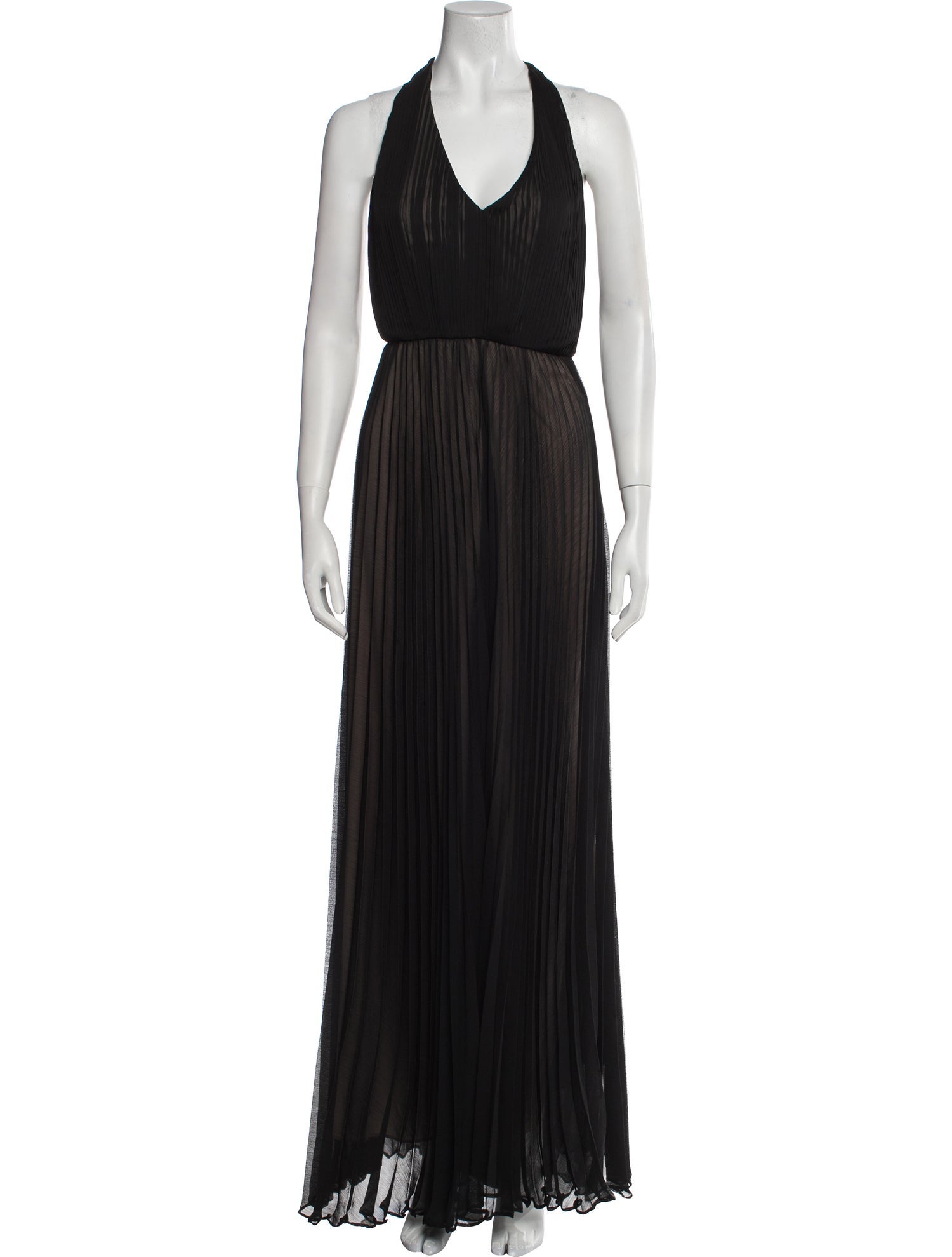 Alice + Olivia Halterneck Long Dress