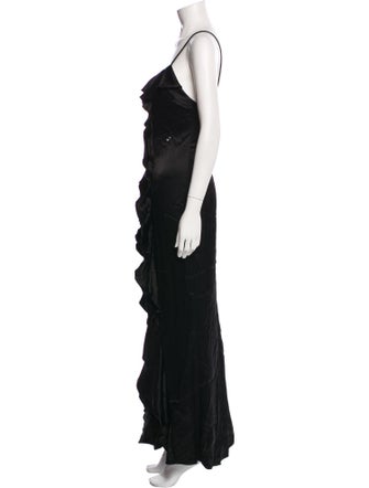 Alice + Olivia Silk Long Dress
