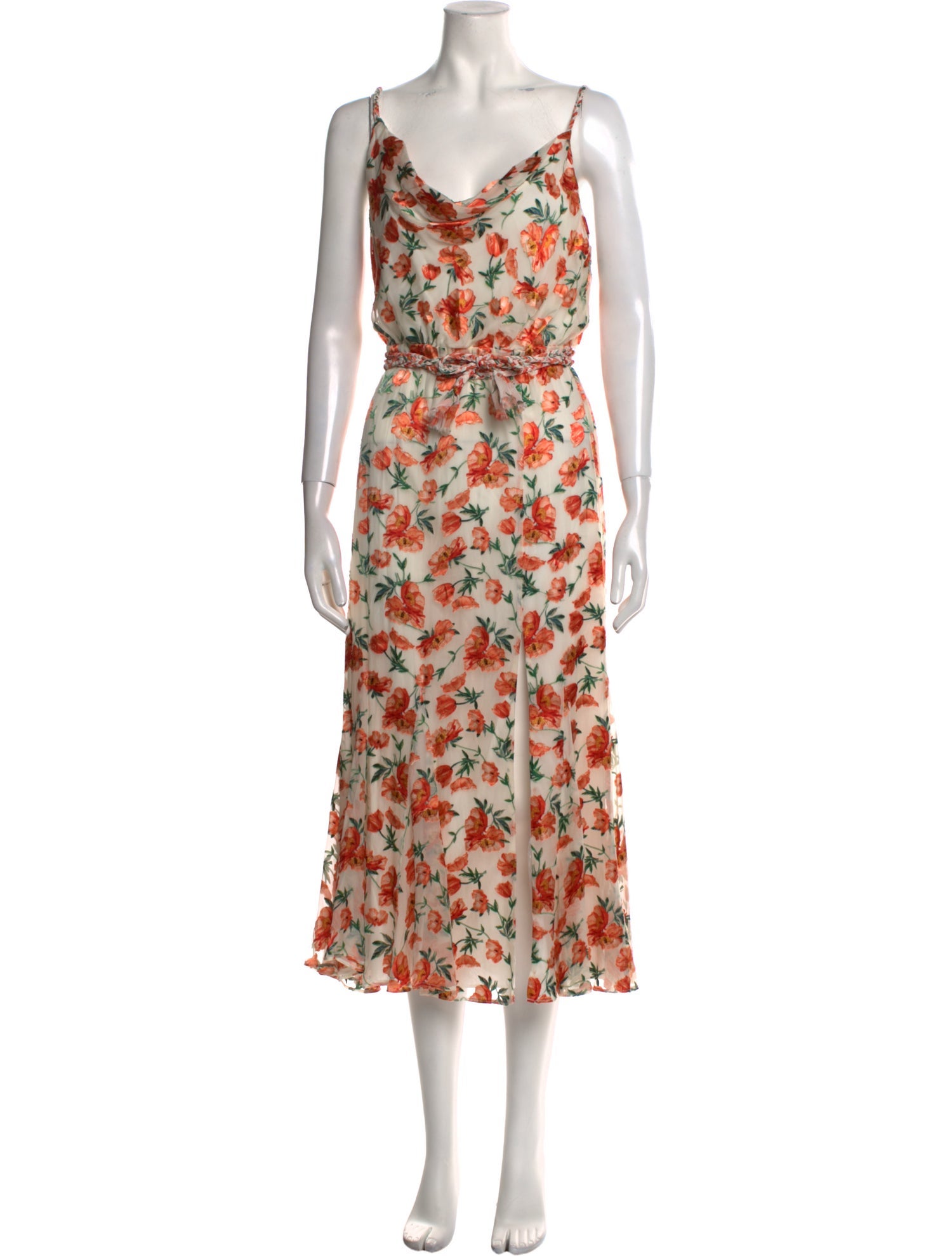 Alice + Olivia Floral Print Long Dress