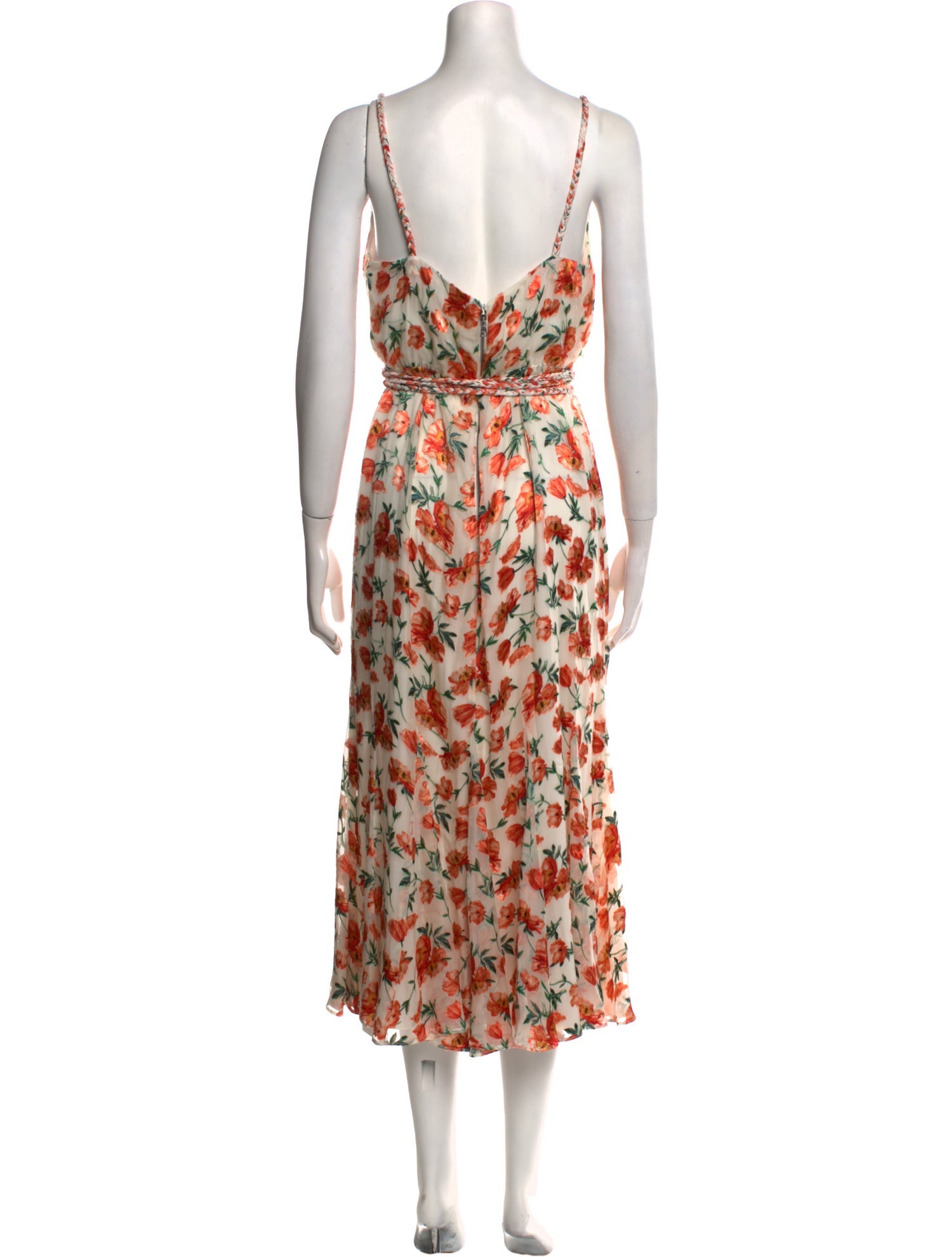 Alice + Olivia Floral Print Long Dress