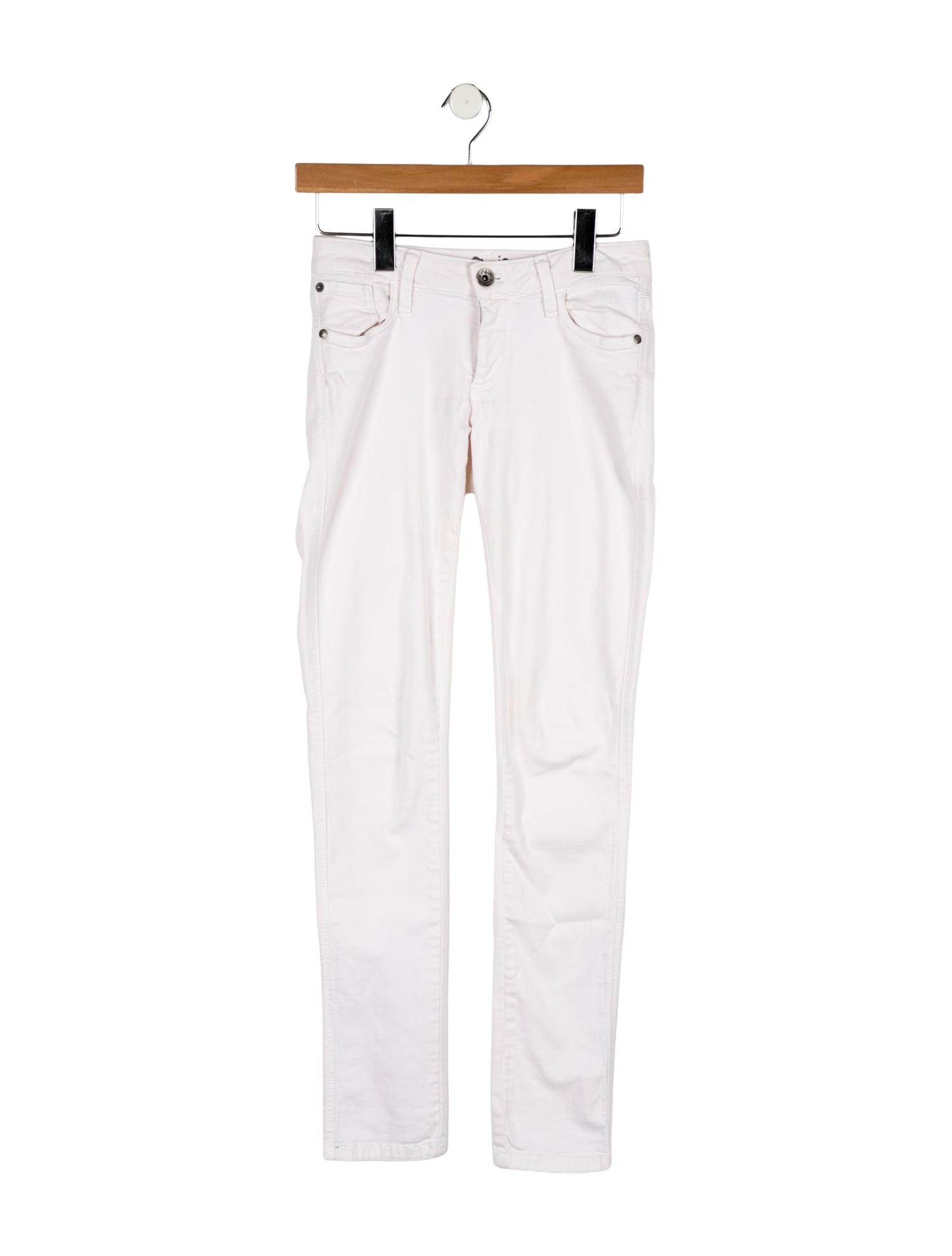 Alice + Olivia Low-Rise Skinny Leg Jeans