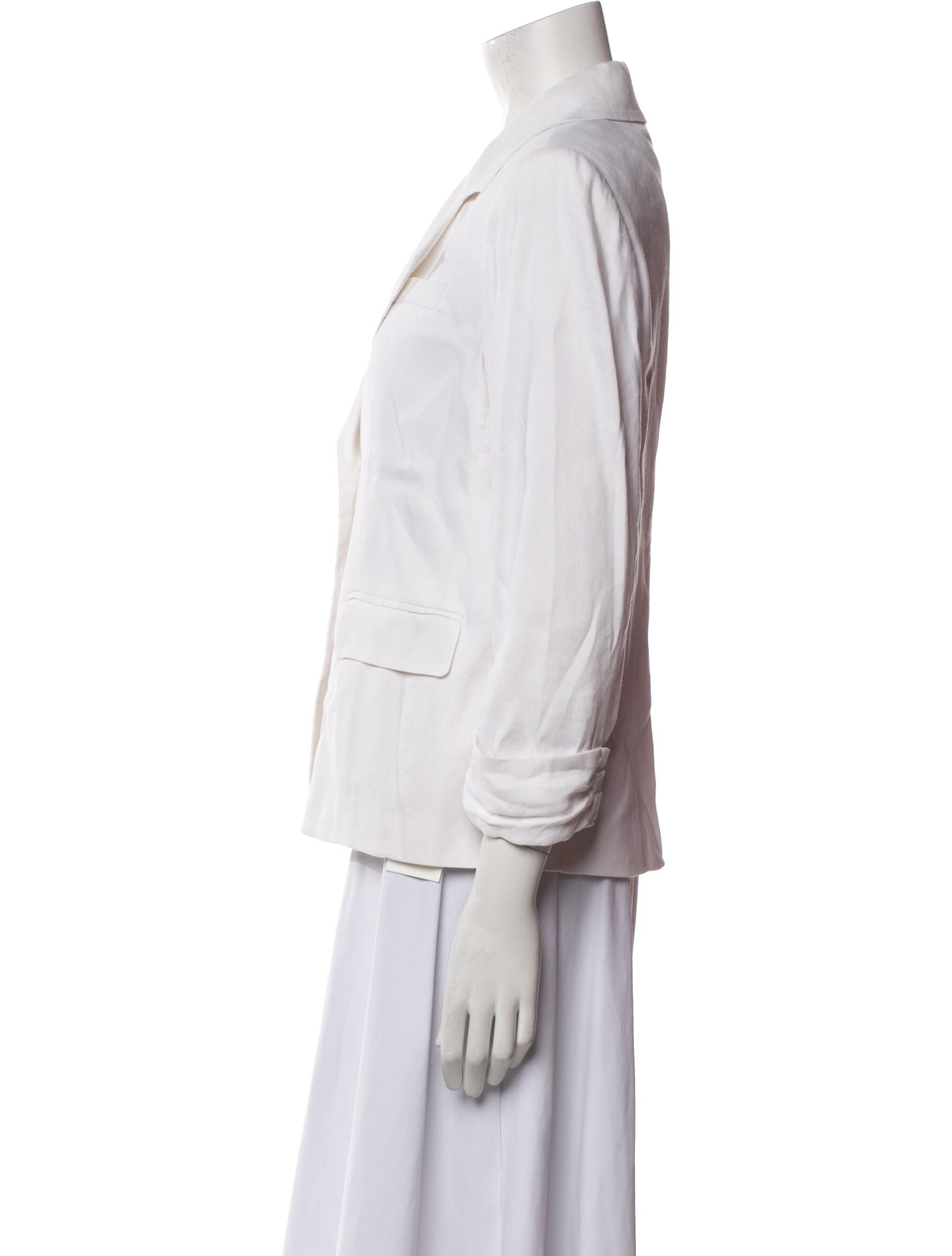 Alice + Olivia Linen Blazer