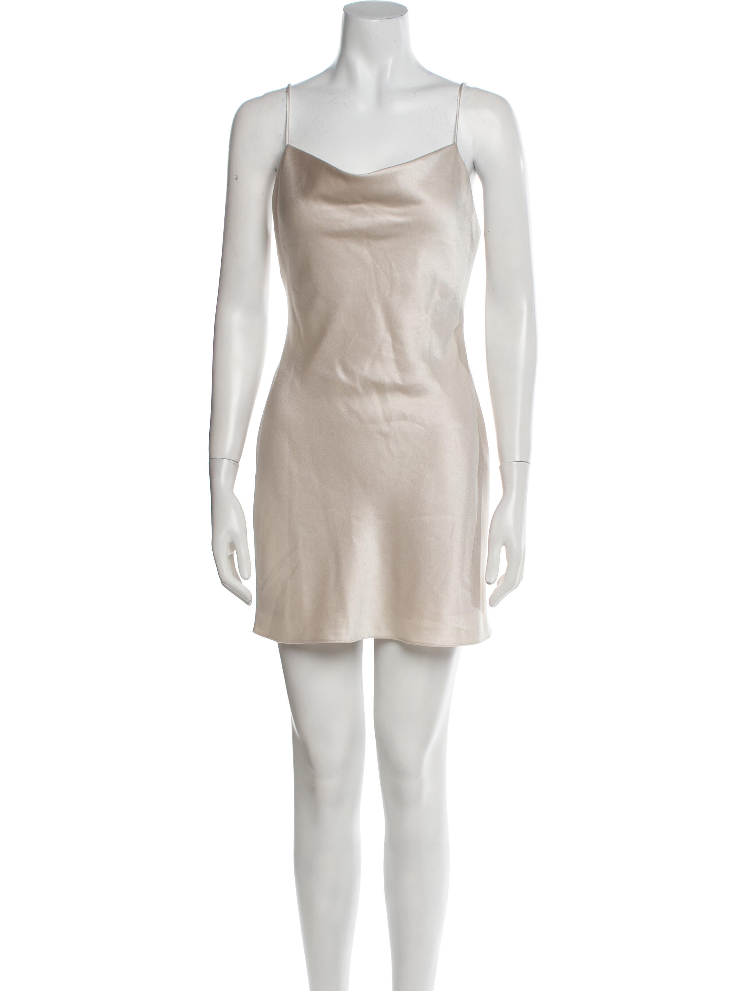 Alice + Olivia Cowl Neck Mini Dress