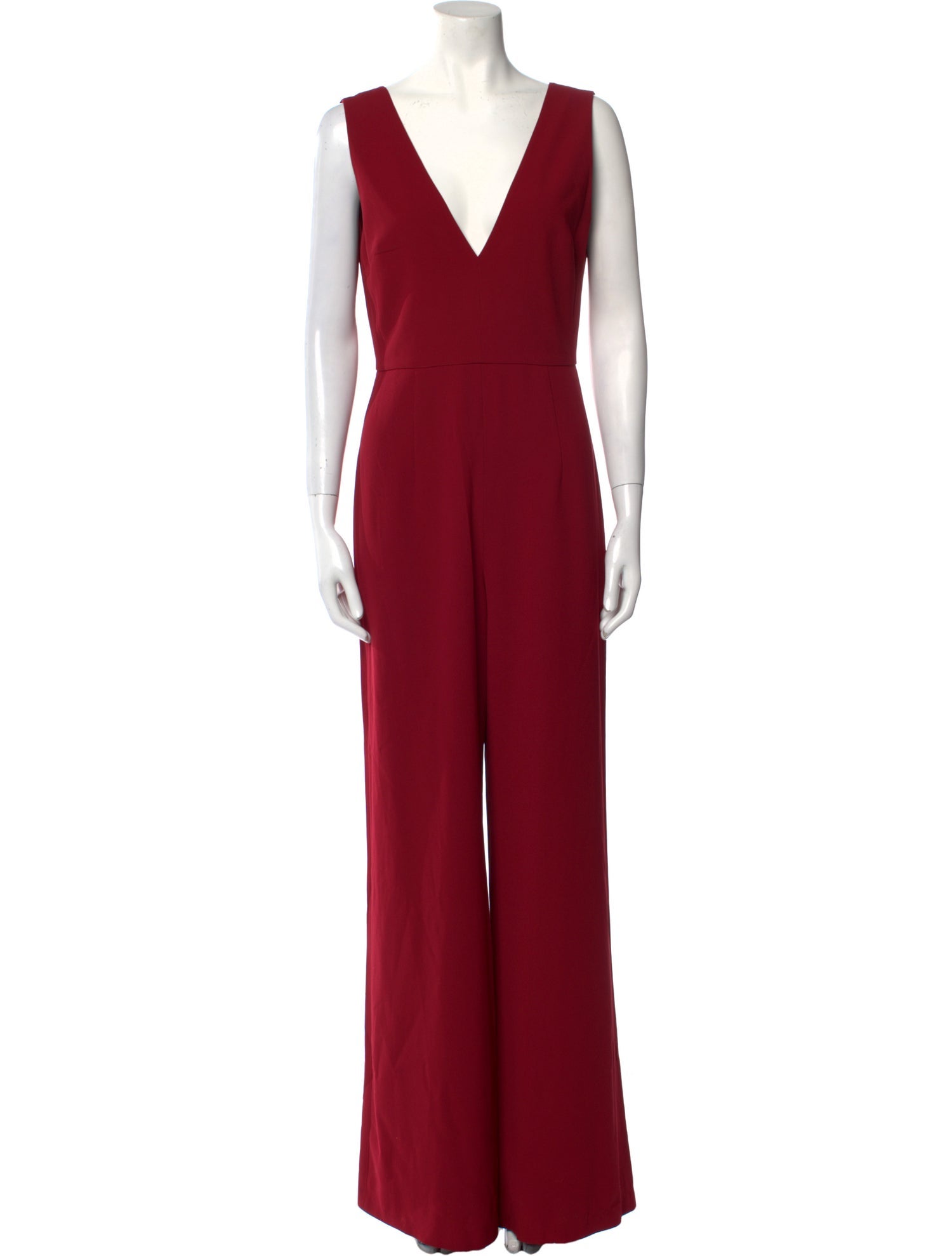 Alice + Olivia Plunge Neckline Jumpsuit