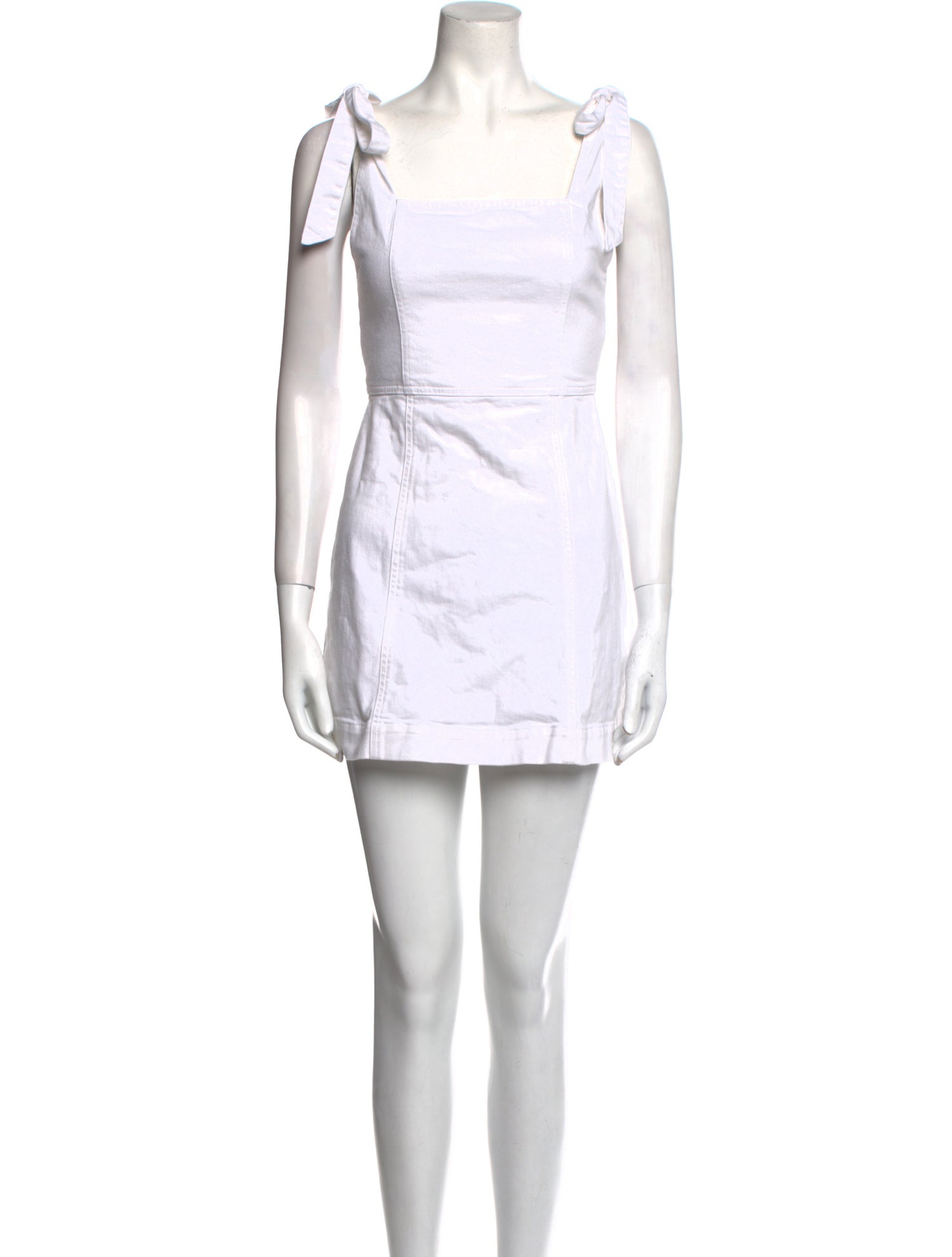 Alice + Olivia Square Neckline Mini Dress