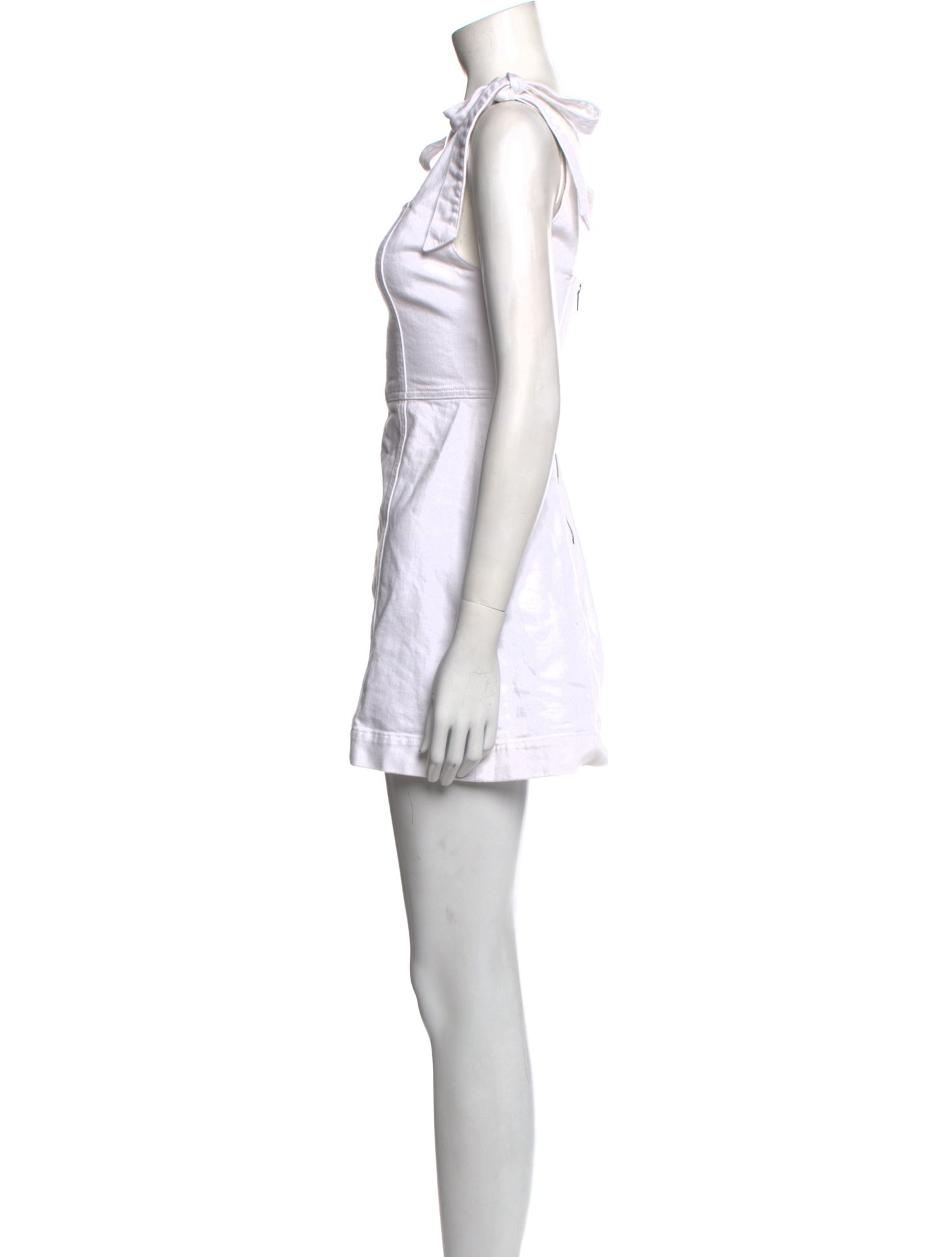 Alice + Olivia Square Neckline Mini Dress