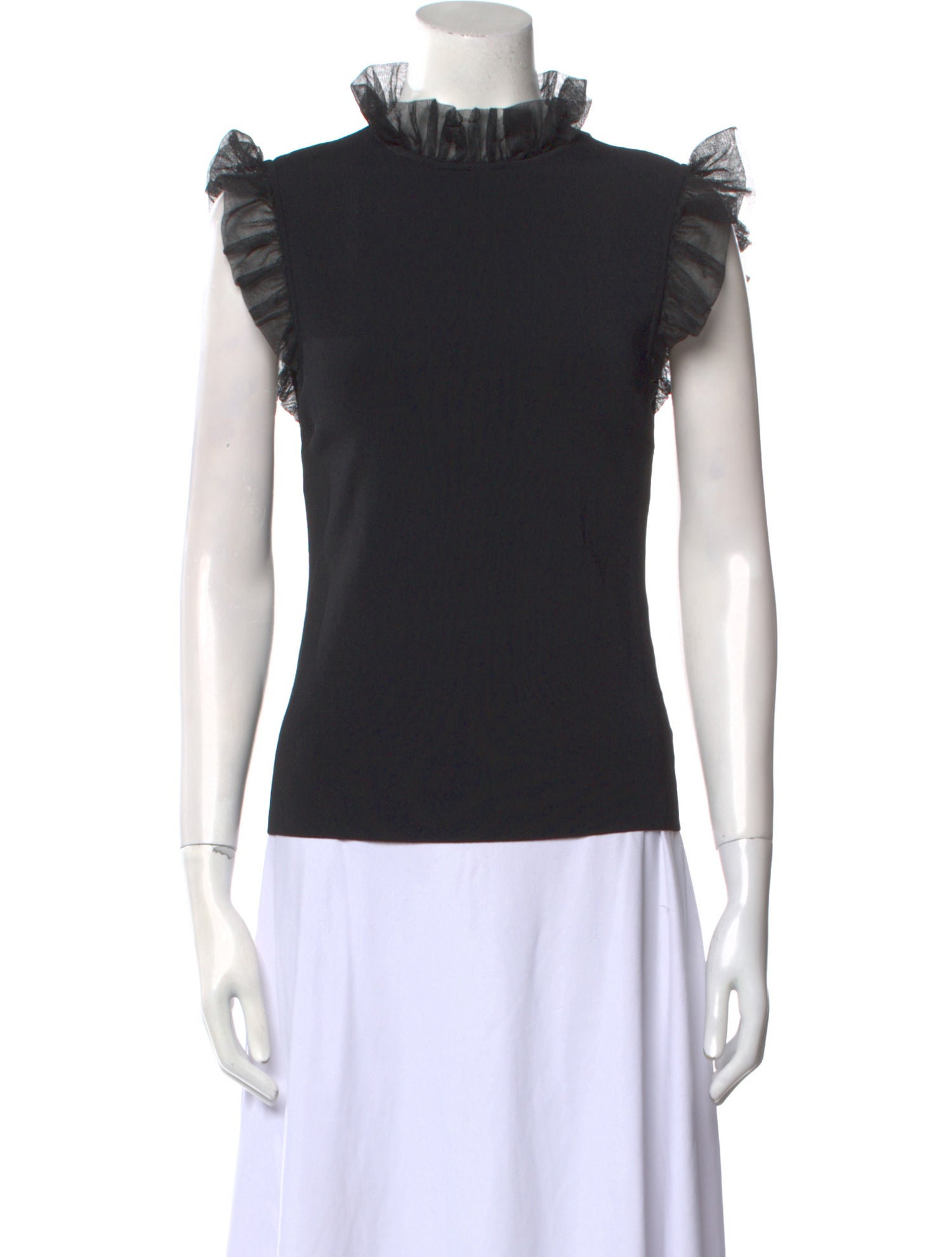 Alice + Olivia Mock Neck Short Sleeve Top w/ Tags