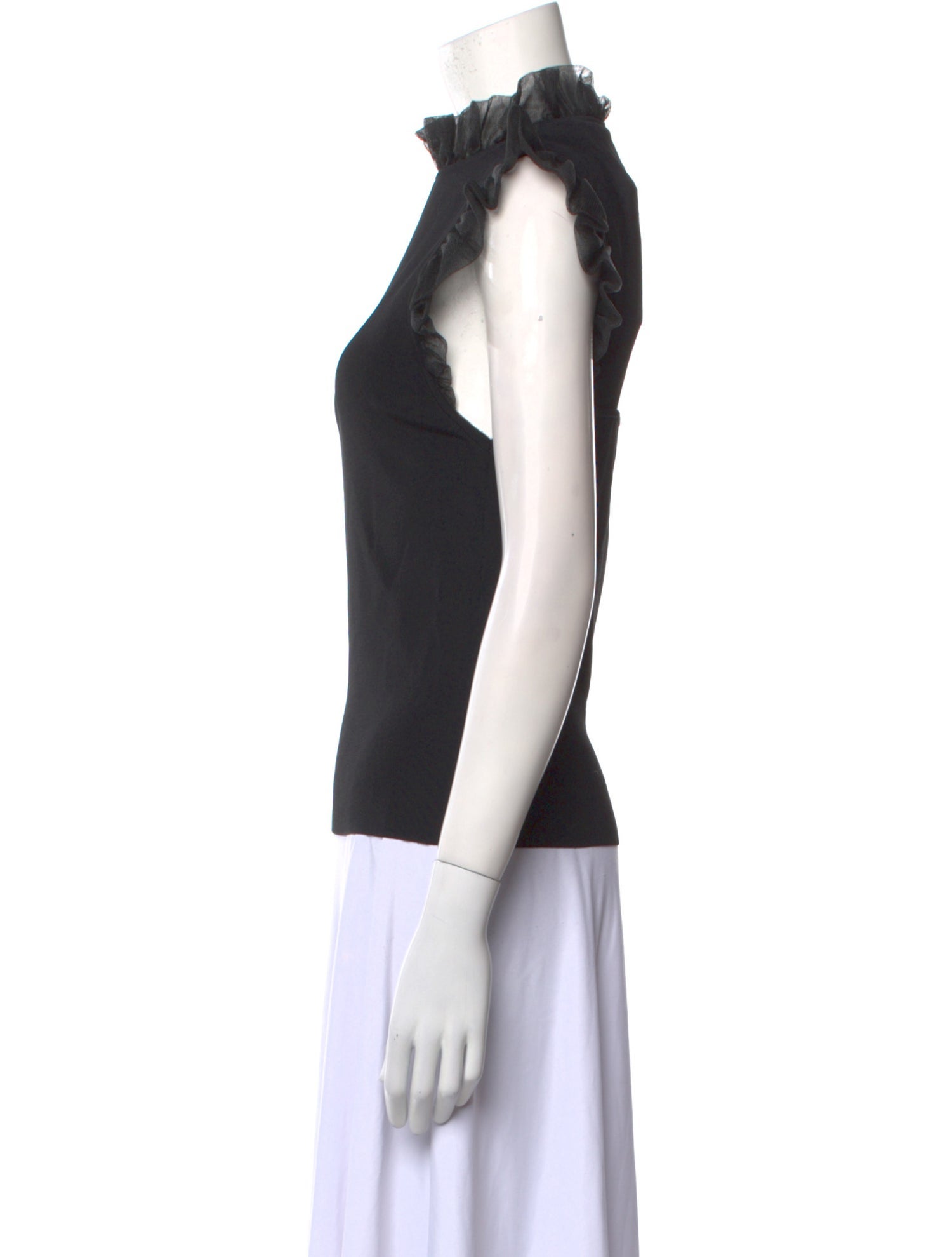 Alice + Olivia Mock Neck Short Sleeve Top w/ Tags