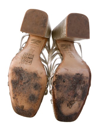 Alice + Olivia Leather Slides