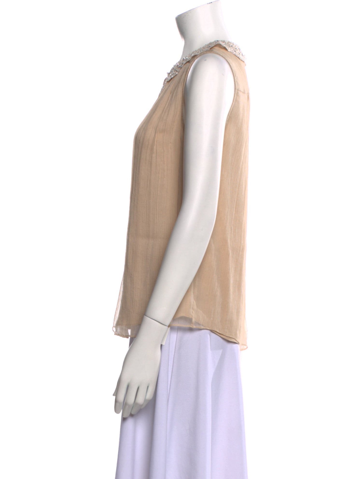 Alice + Olivia Silk Sleeveless Blouse