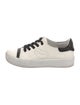 Alice + Olivia Leather Colorblock Pattern Sneakers