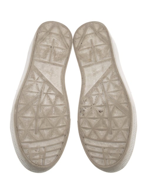 Alice + Olivia Leather Colorblock Pattern Sneakers