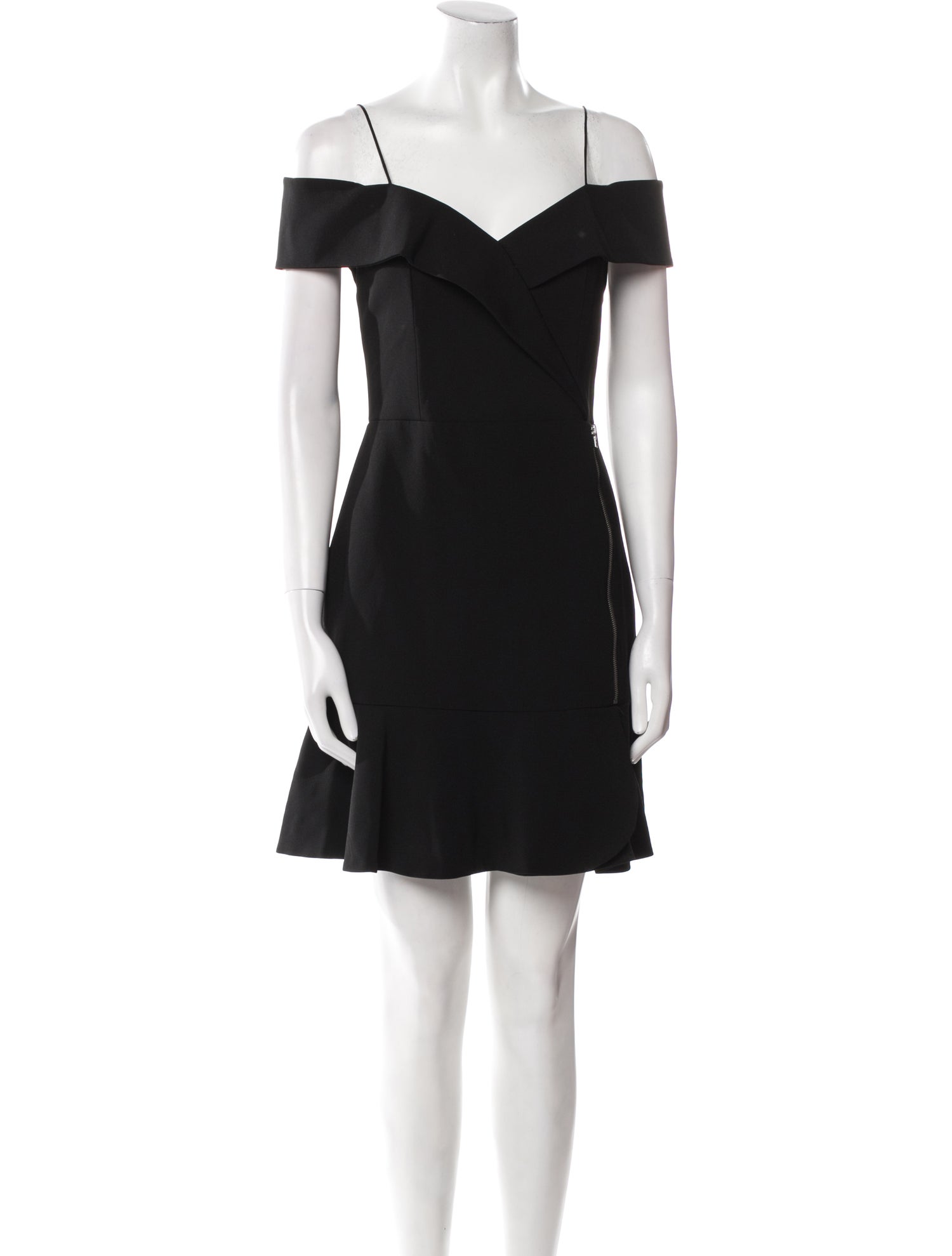 Alice + Olivia Off-The-Shoulder Mini Dress