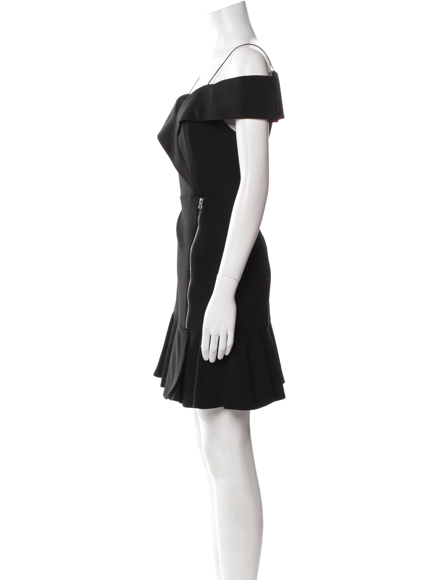 Alice + Olivia Off-The-Shoulder Mini Dress