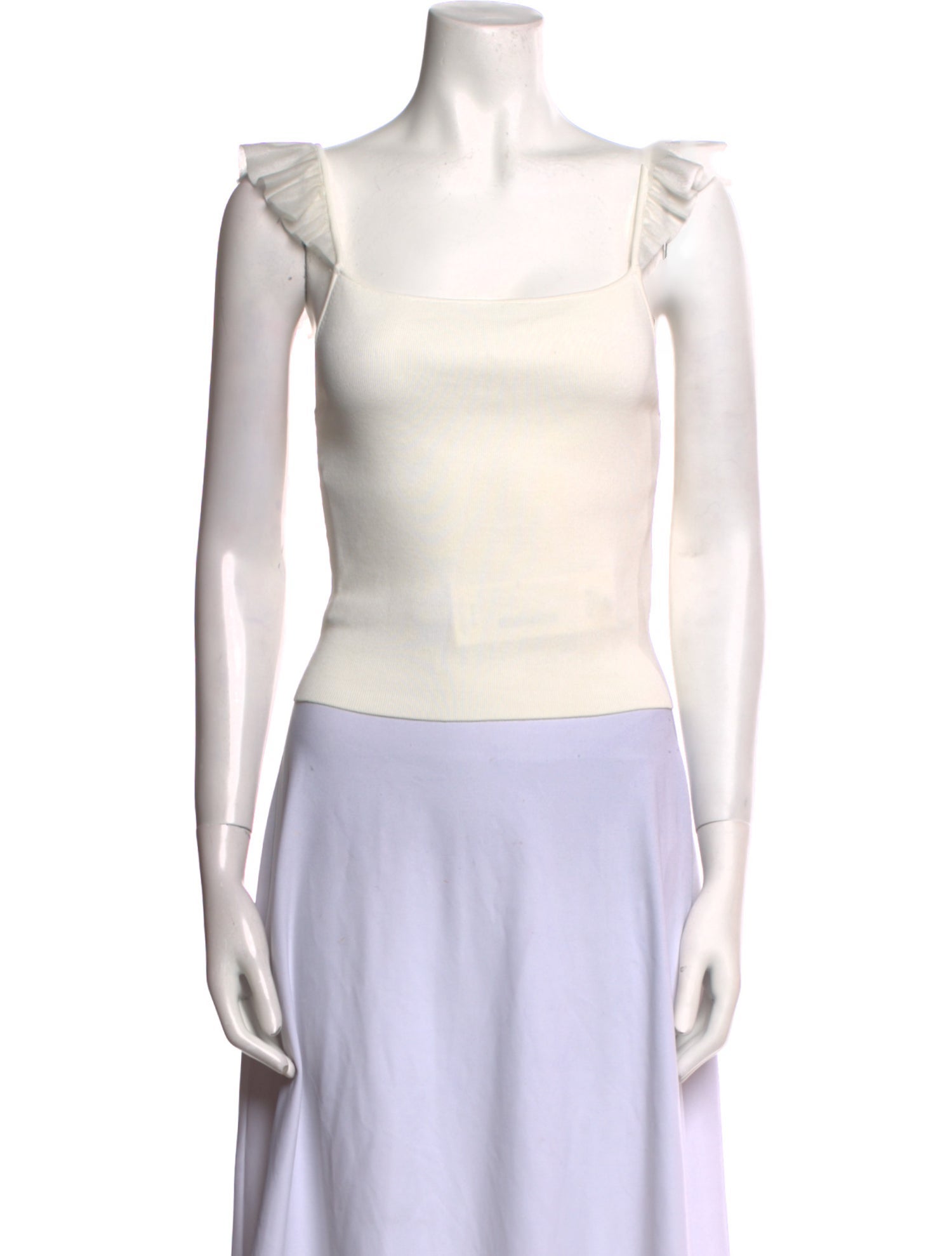 Alice + Olivia Square Neckline Sleeveless Top