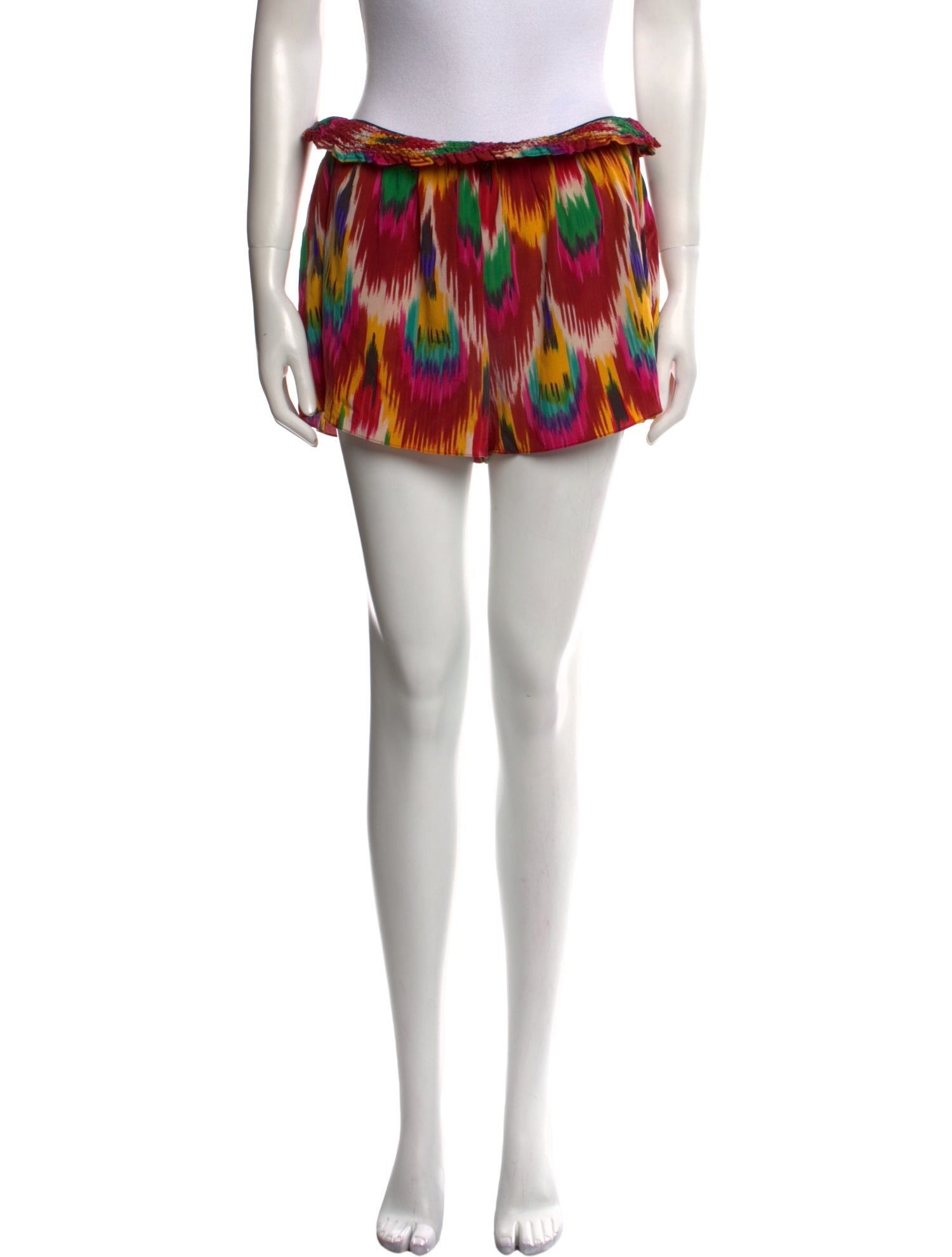 Alice + Olivia Silk Mini Shorts