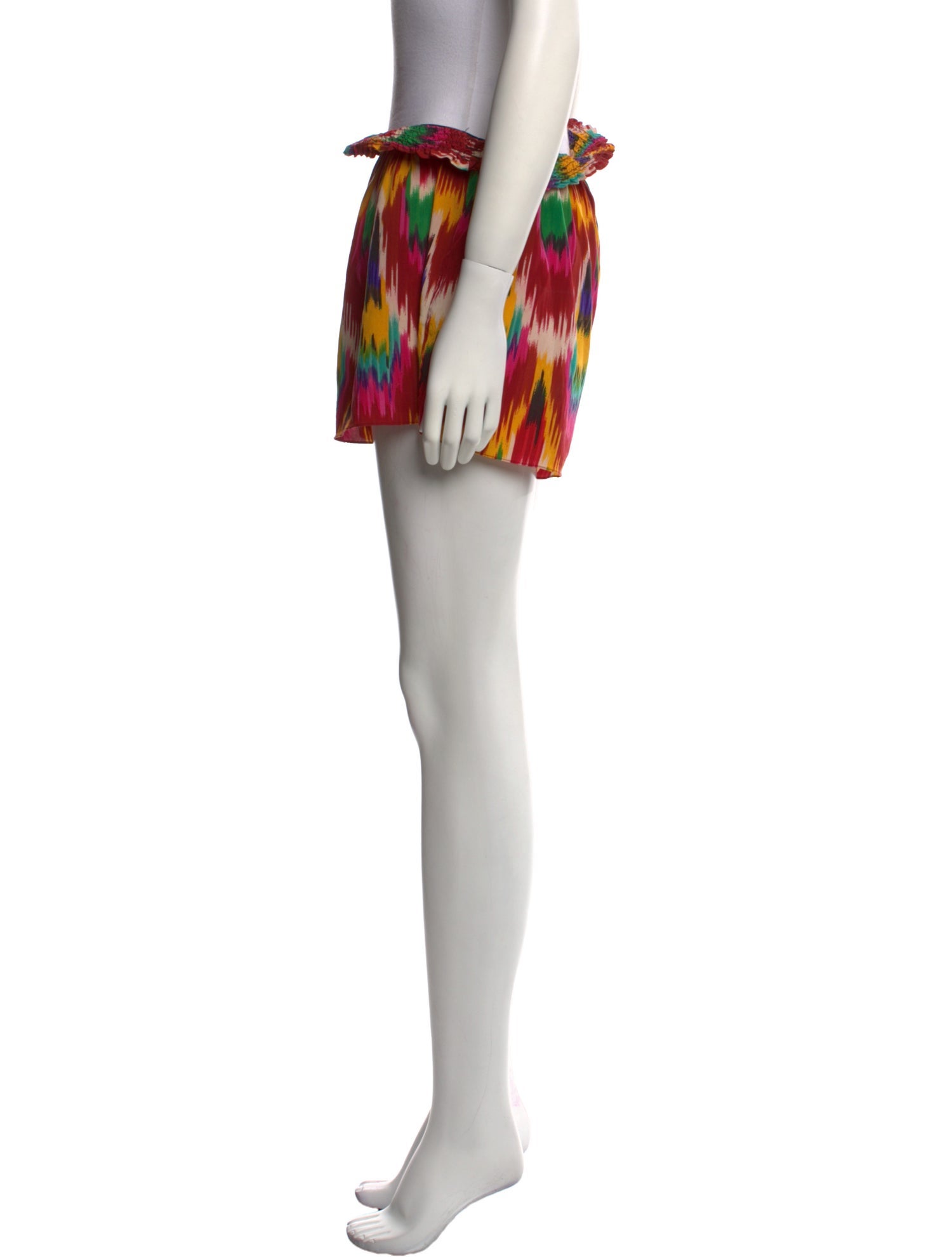 Alice + Olivia Silk Mini Shorts