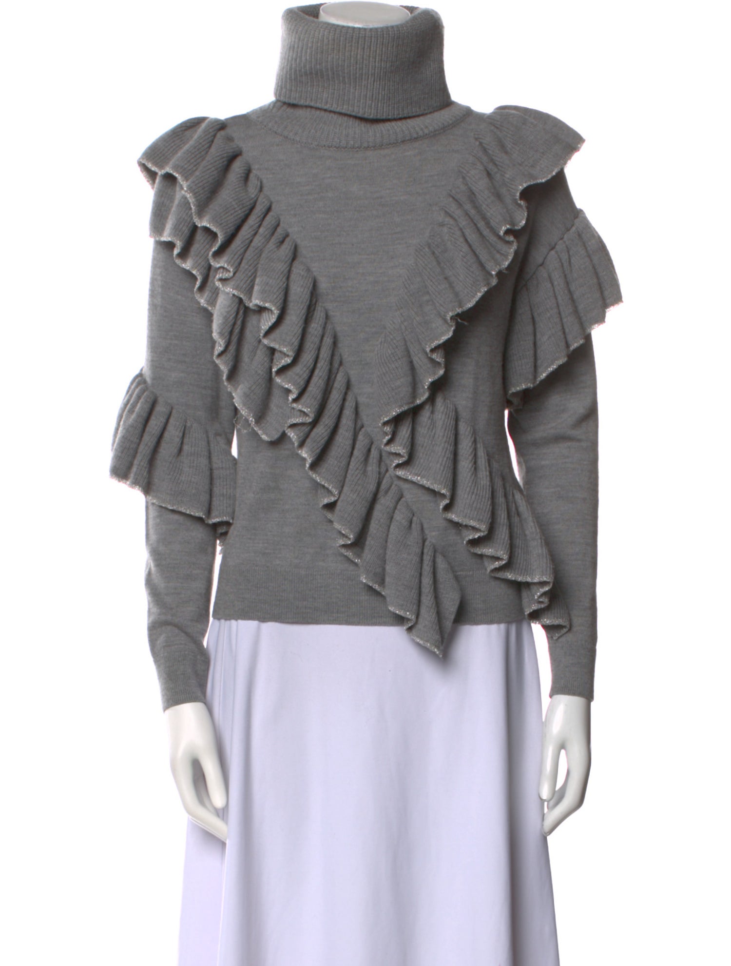 Alice + Olivia Wool Turtleneck Sweater