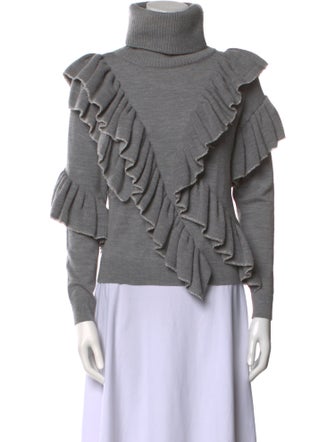 Alice + Olivia Wool Turtleneck Sweater