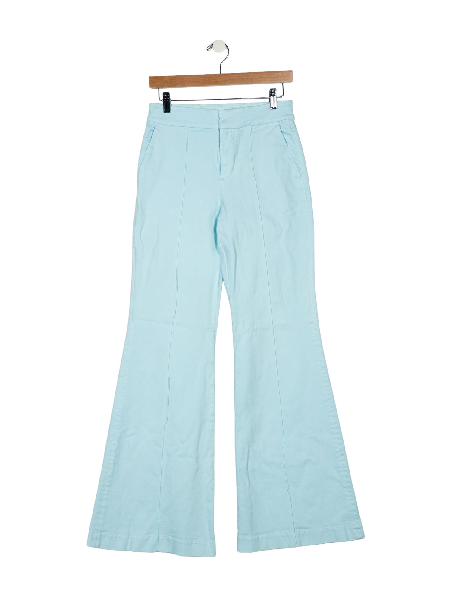 Alice + Olivia Mid-Rise Wide Leg Jeans