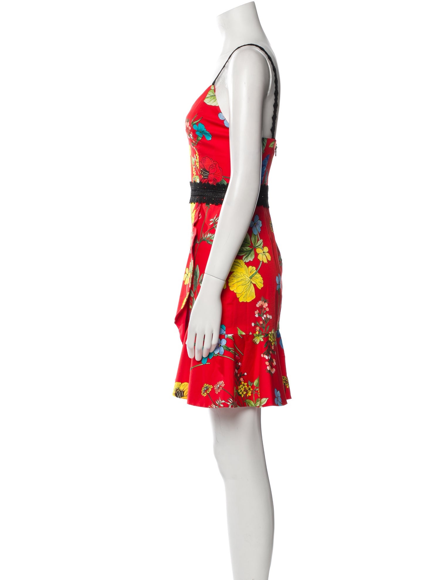 Alice + Olivia Floral Print Mini Dress