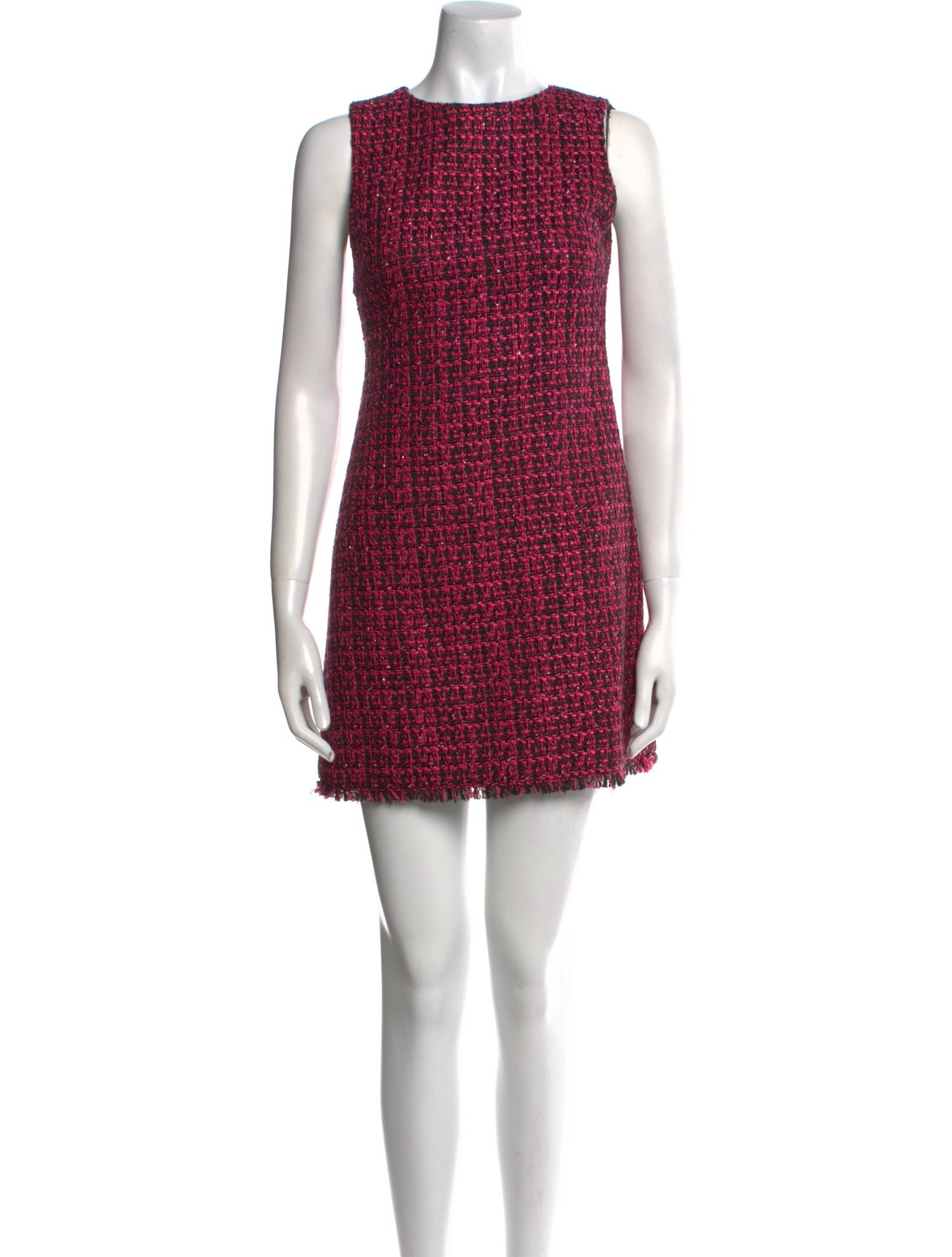 Alice + Olivia Crew Neck Mini Dress