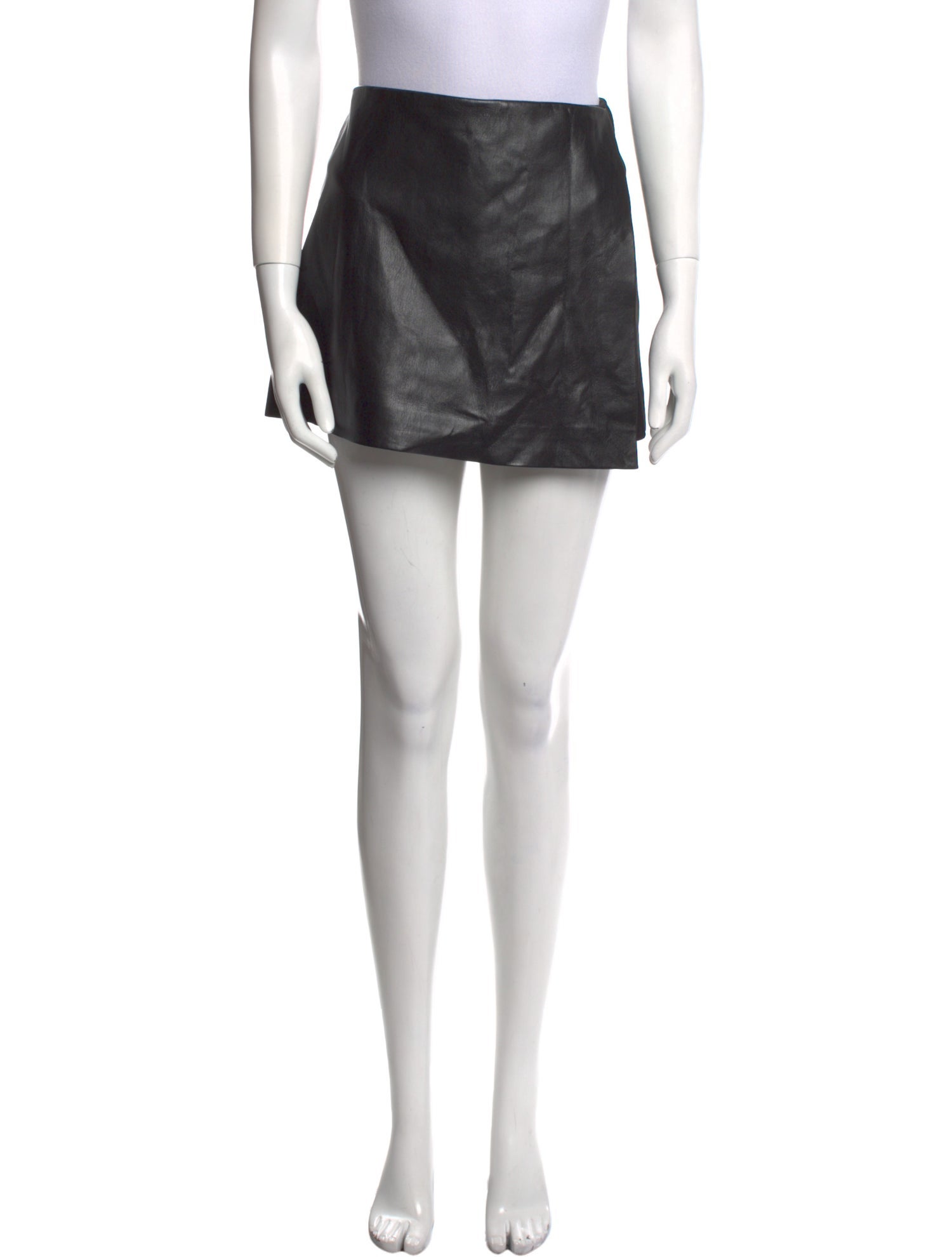 Alice + Olivia Faux Leather Mini Shorts