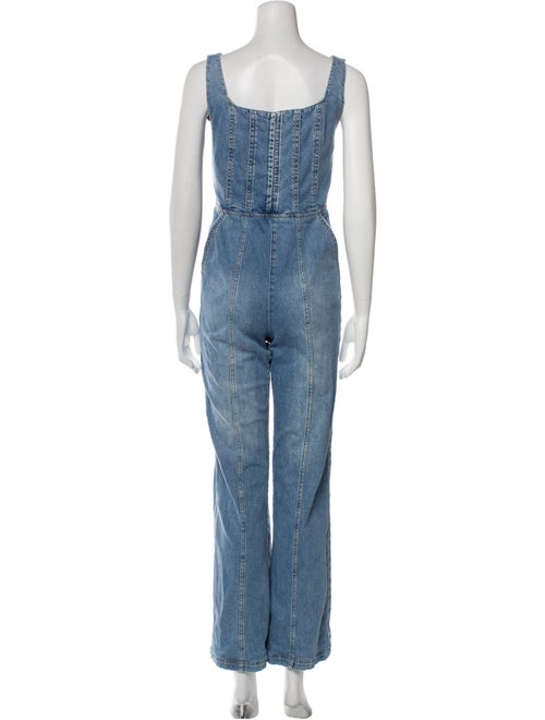 Alice + Olivia Square Neckline Jumpsuit