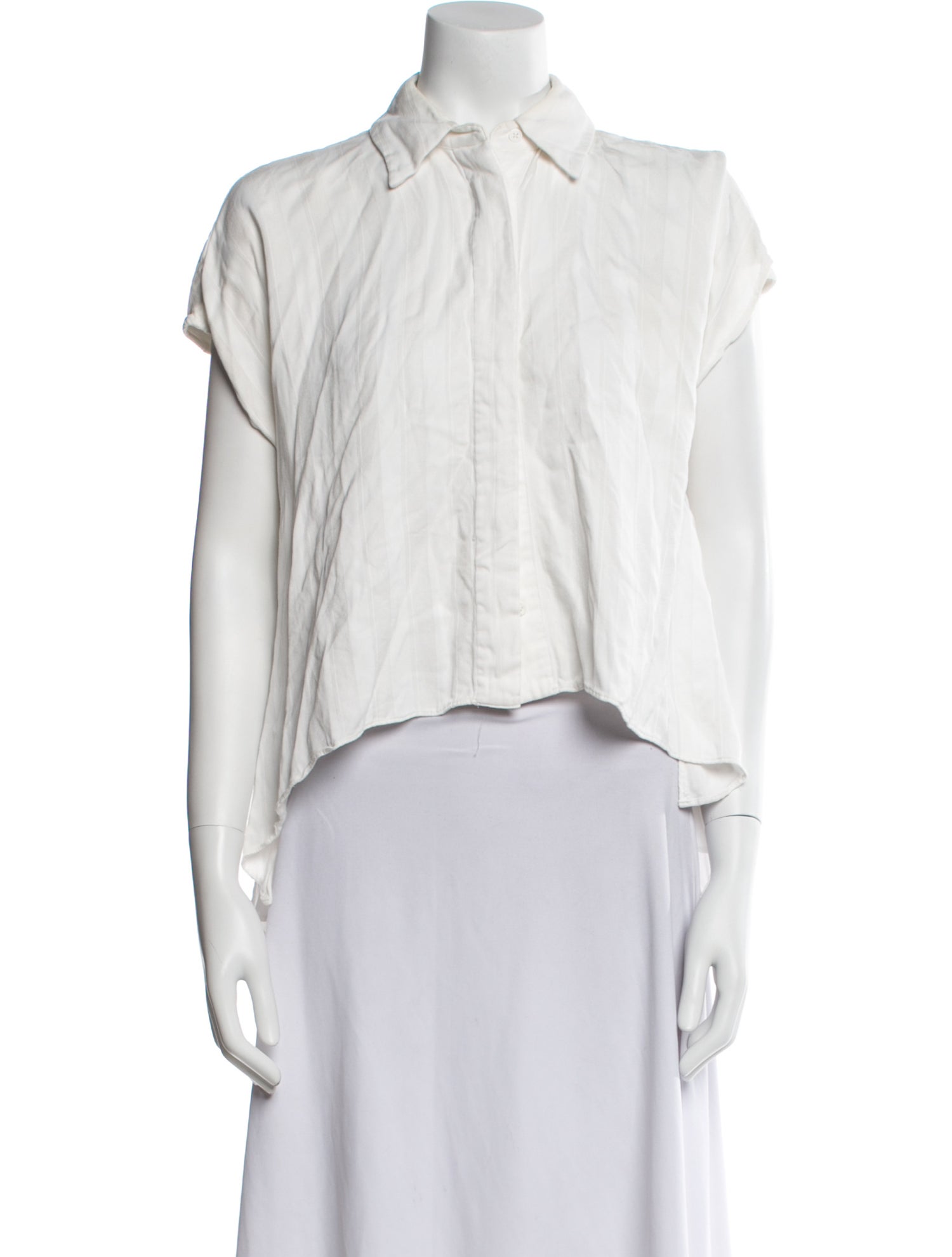 Alice + Olivia Short Sleeve Crop Top