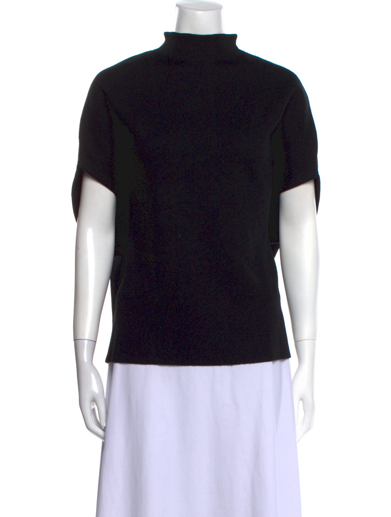 Alice + Olivia Wool Mock Neck Sweater