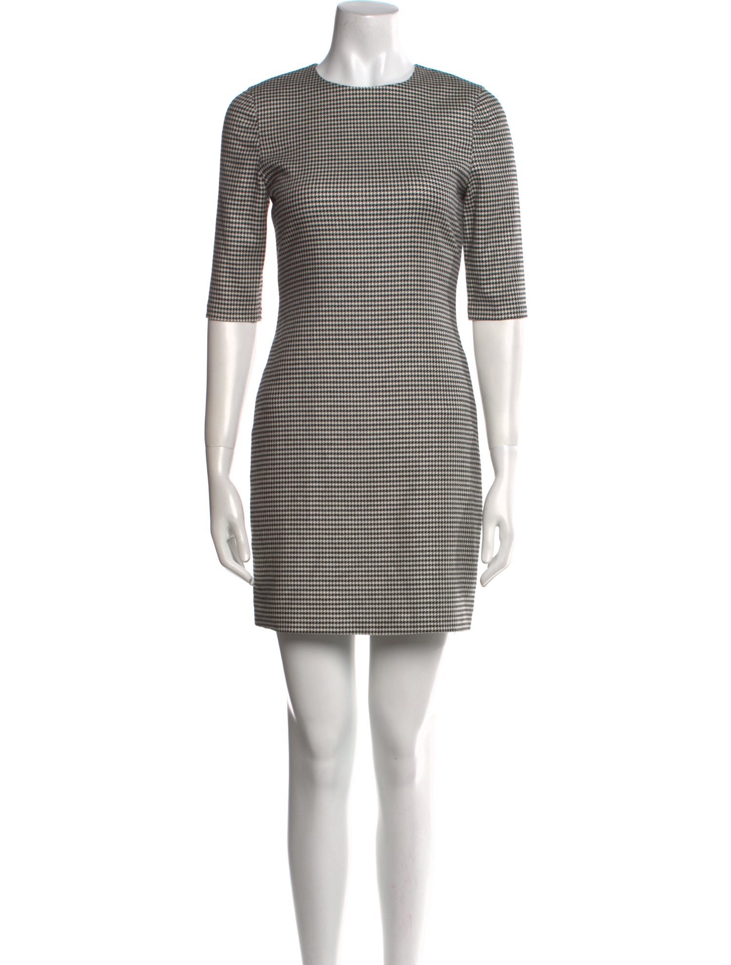 Alice + Olivia Houndstooth Print Mini Dress