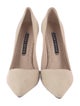 Alice + Olivia Suede D'Orsay Pumps