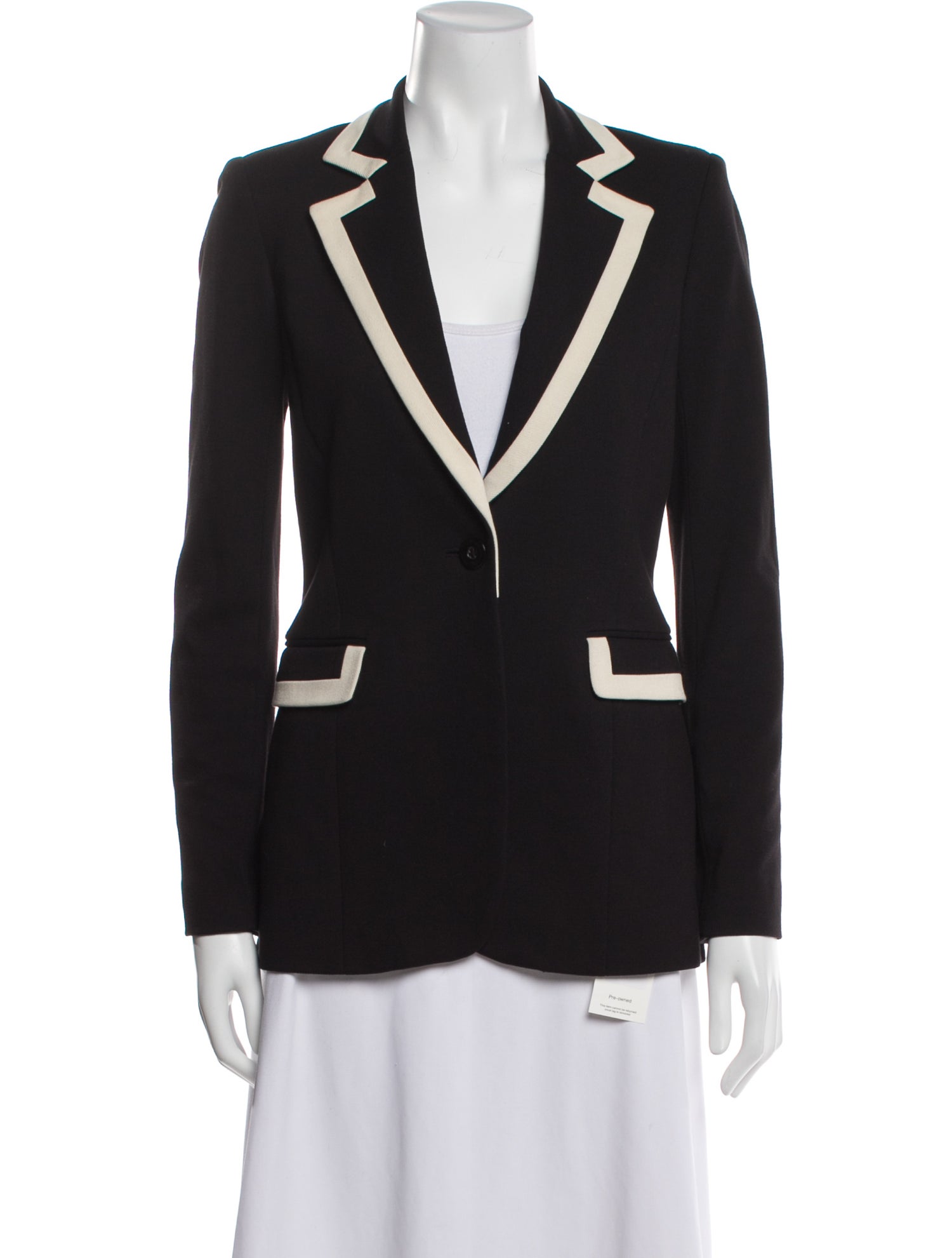 Alice + Olivia Colorblock Pattern Blazer