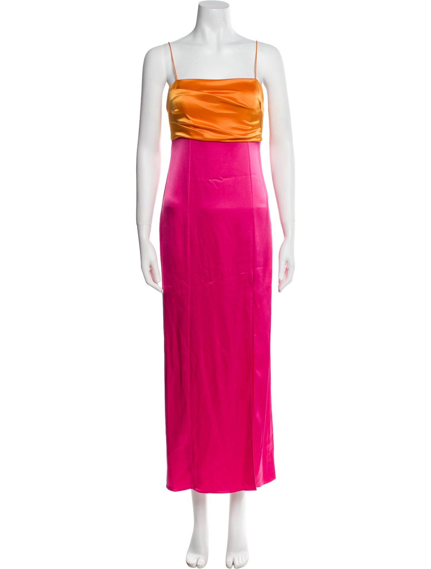 Alice + Olivia Square Neckline Long Dress