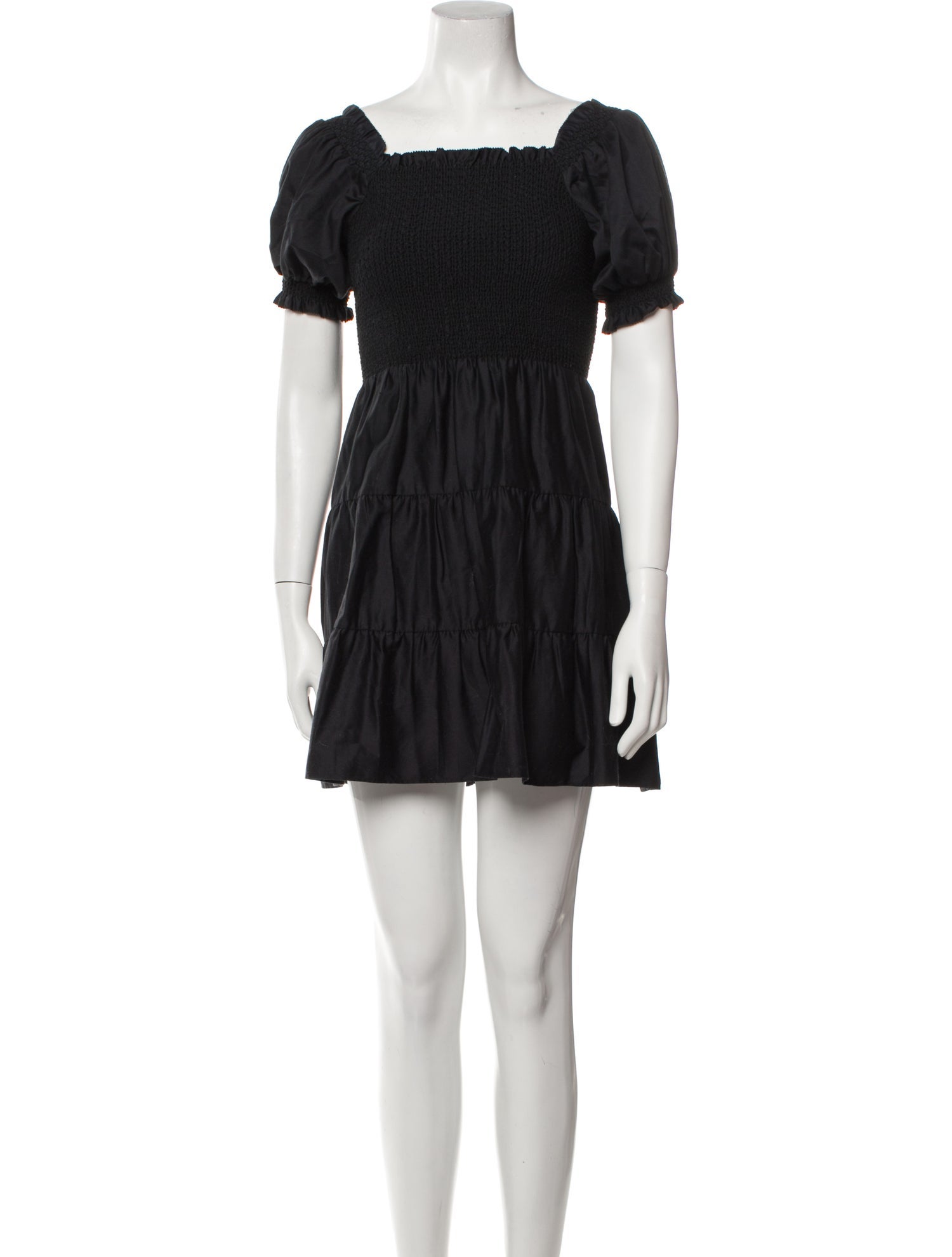 Alice + Olivia Square Neckline Mini Dress
