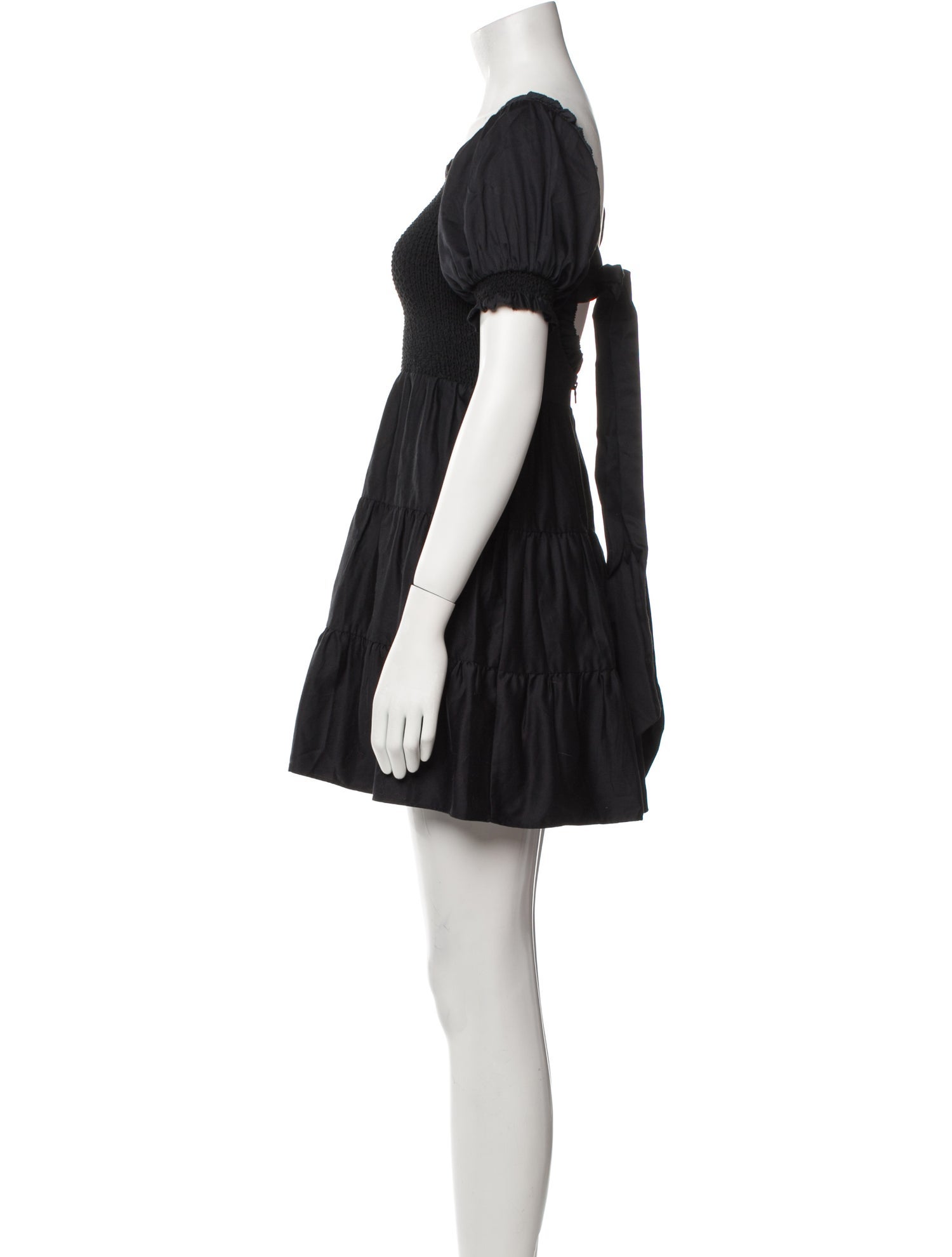Alice + Olivia Square Neckline Mini Dress