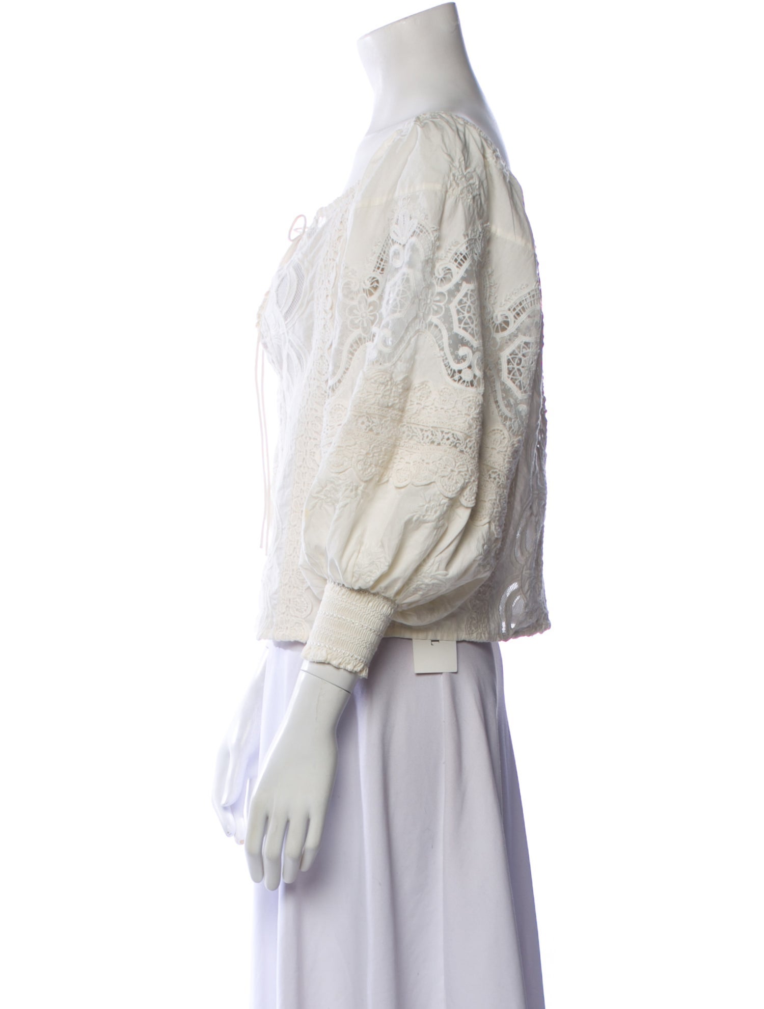 Alice + Olivia Printed Square Neckline Crop Top