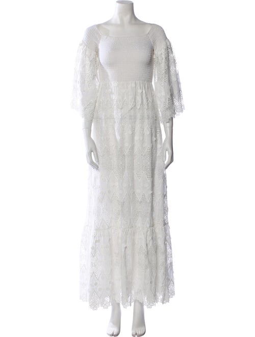 Alice + Olivia Square Neckline Long Dress