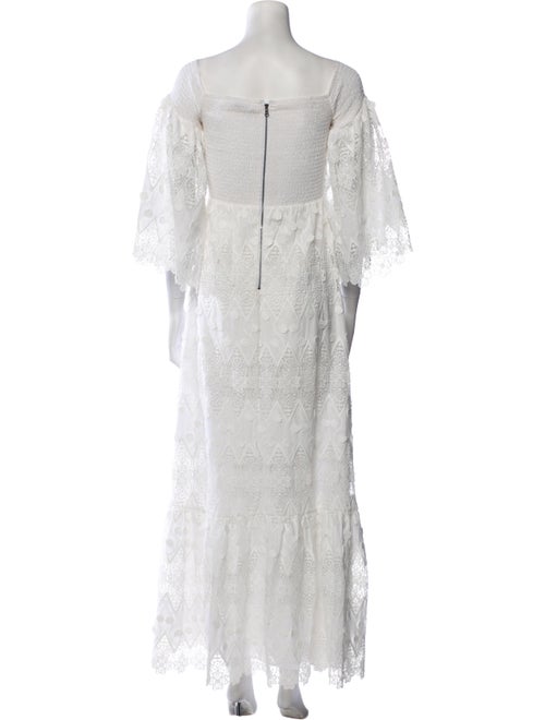 Alice + Olivia Square Neckline Long Dress