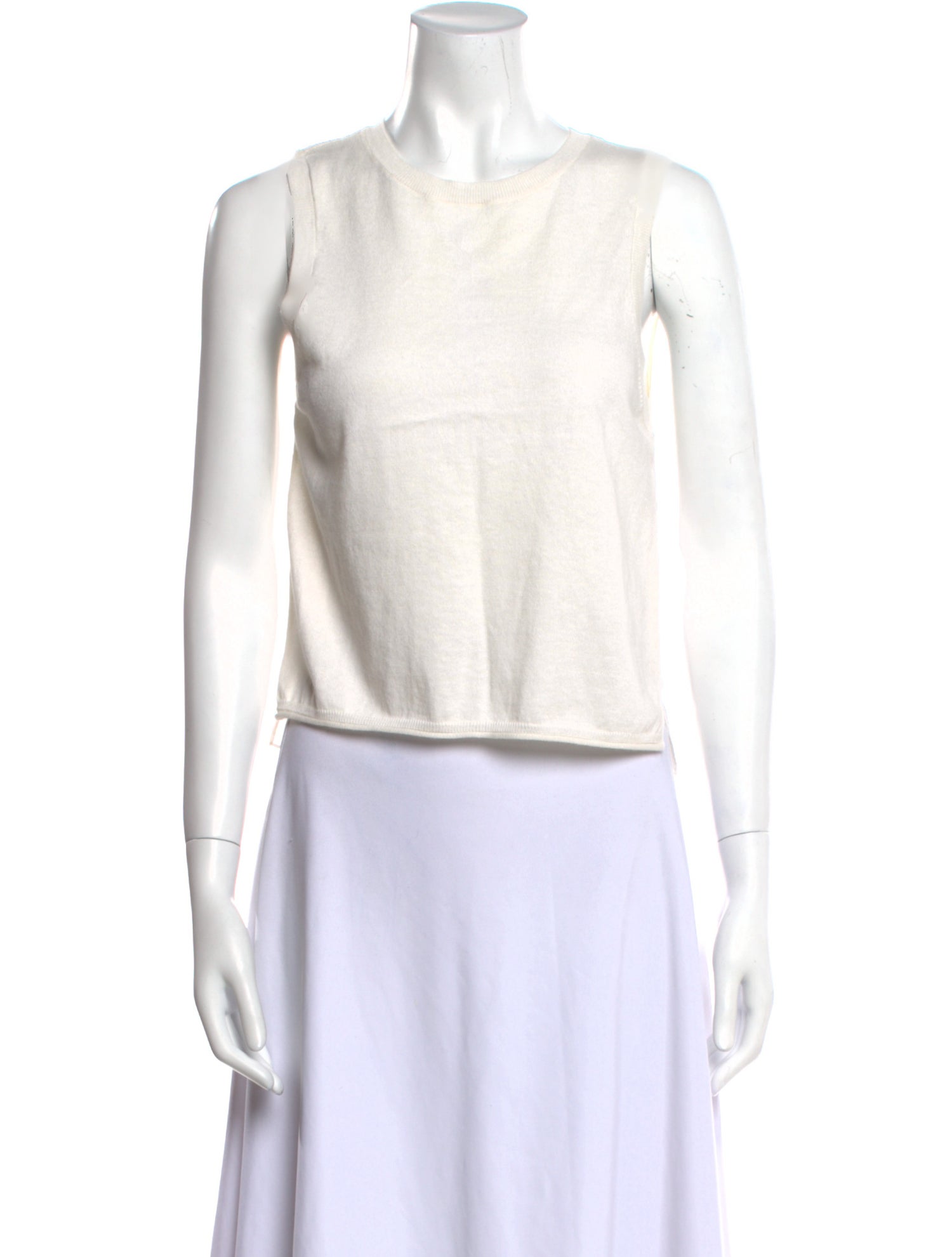 Alice + Olivia Crew Neck Sleeveless Crop Top w/ Tags