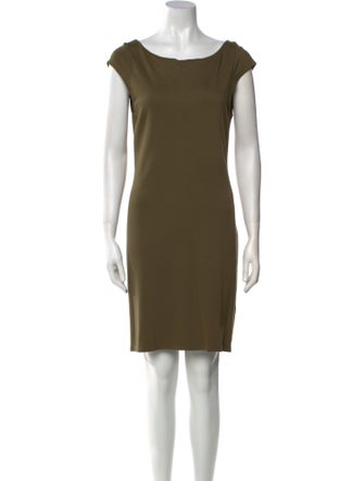 Alice + Olivia Bateau Neckline Mini Dress