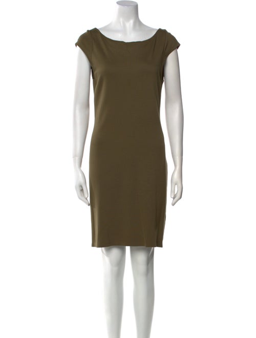 Alice + Olivia Bateau Neckline Mini Dress