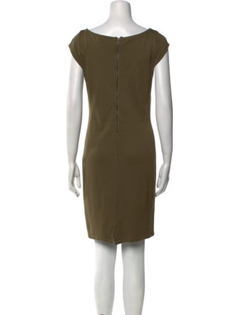 Alice + Olivia Bateau Neckline Mini Dress