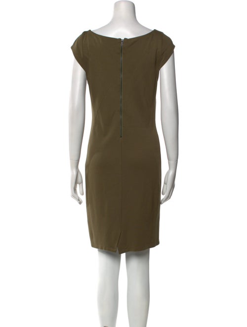 Alice + Olivia Bateau Neckline Mini Dress