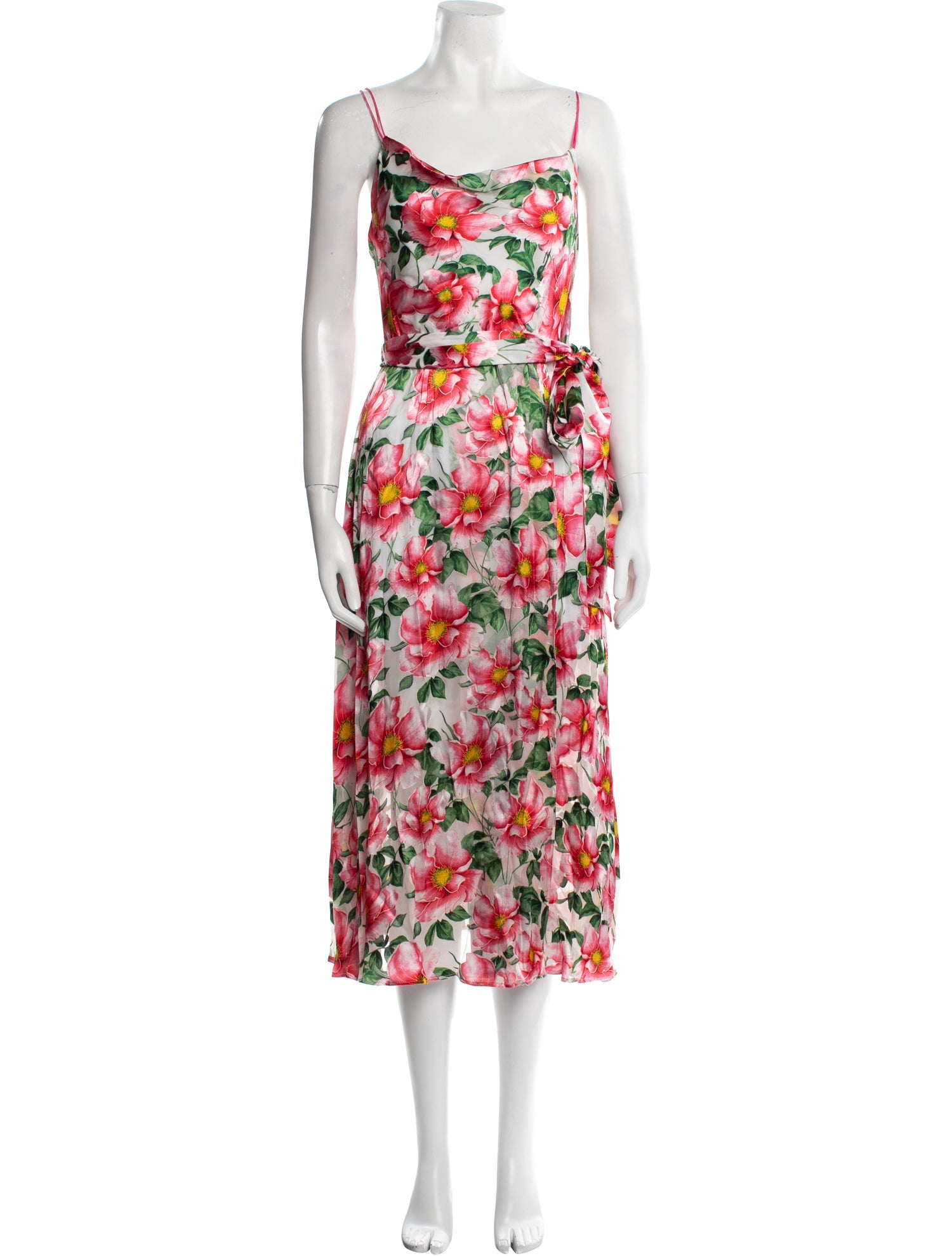 Alice + Olivia Floral Print Long Dress