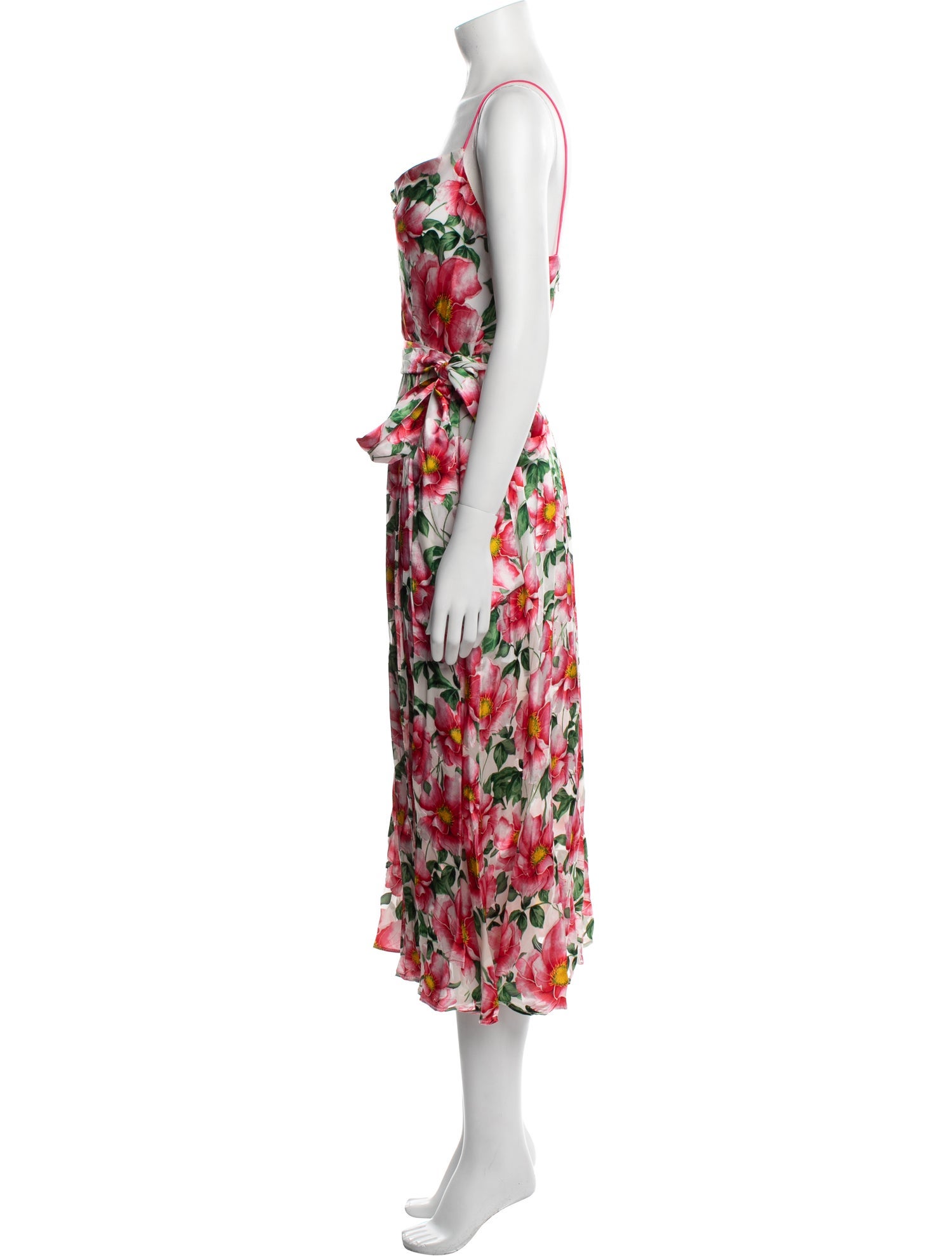 Alice + Olivia Floral Print Long Dress