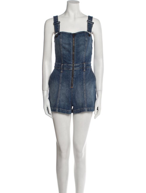 Alice + Olivia Square Neckline Romper