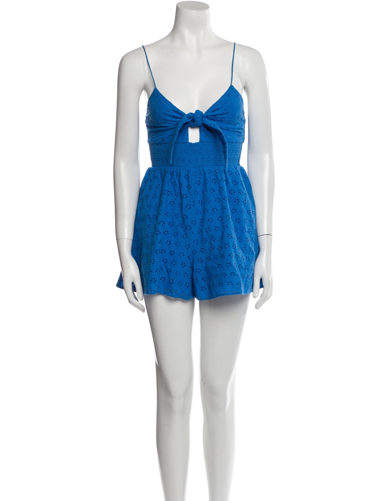 Alice + Olivia Plunge Neckline Romper